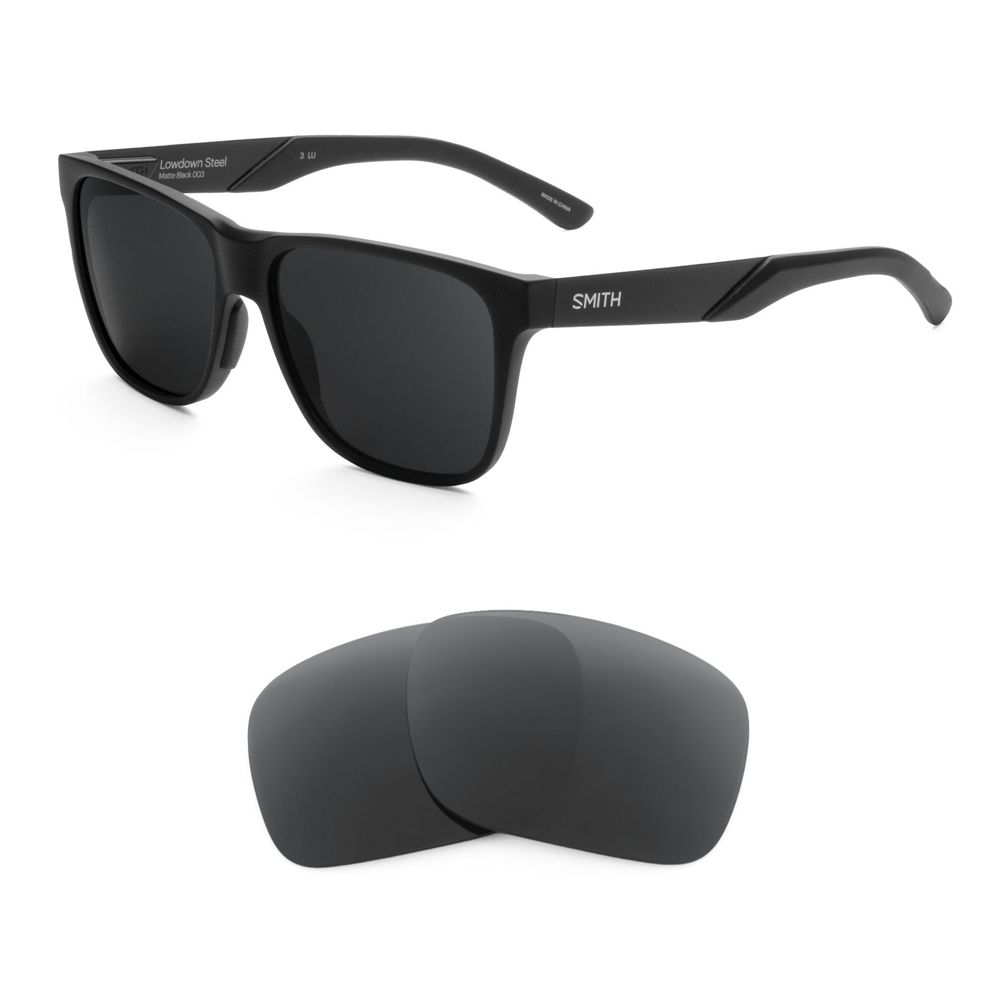 Smith Lowdown Steel sunglasses with replacement lenses
