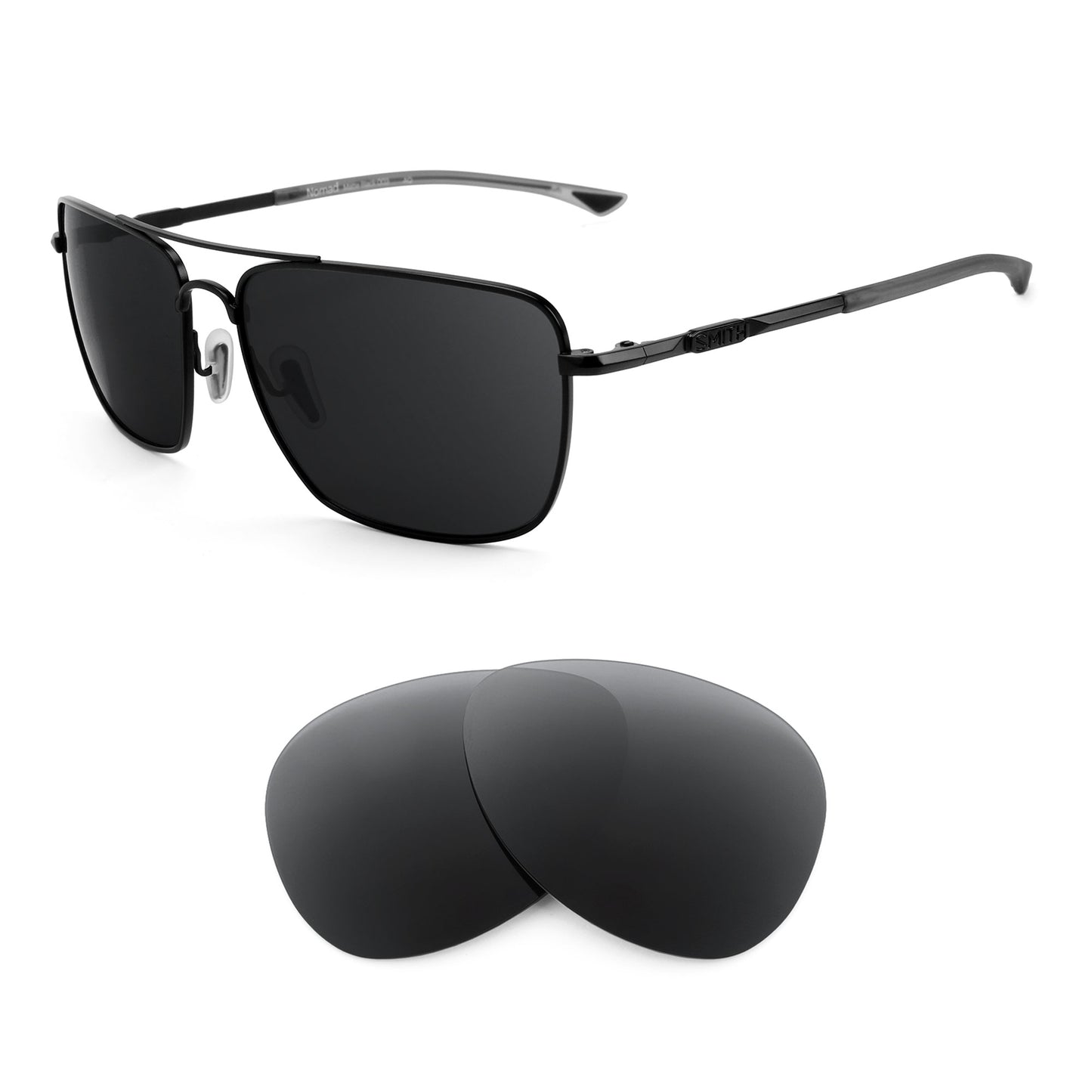Smith Nomad sunglasses with replacement lenses
