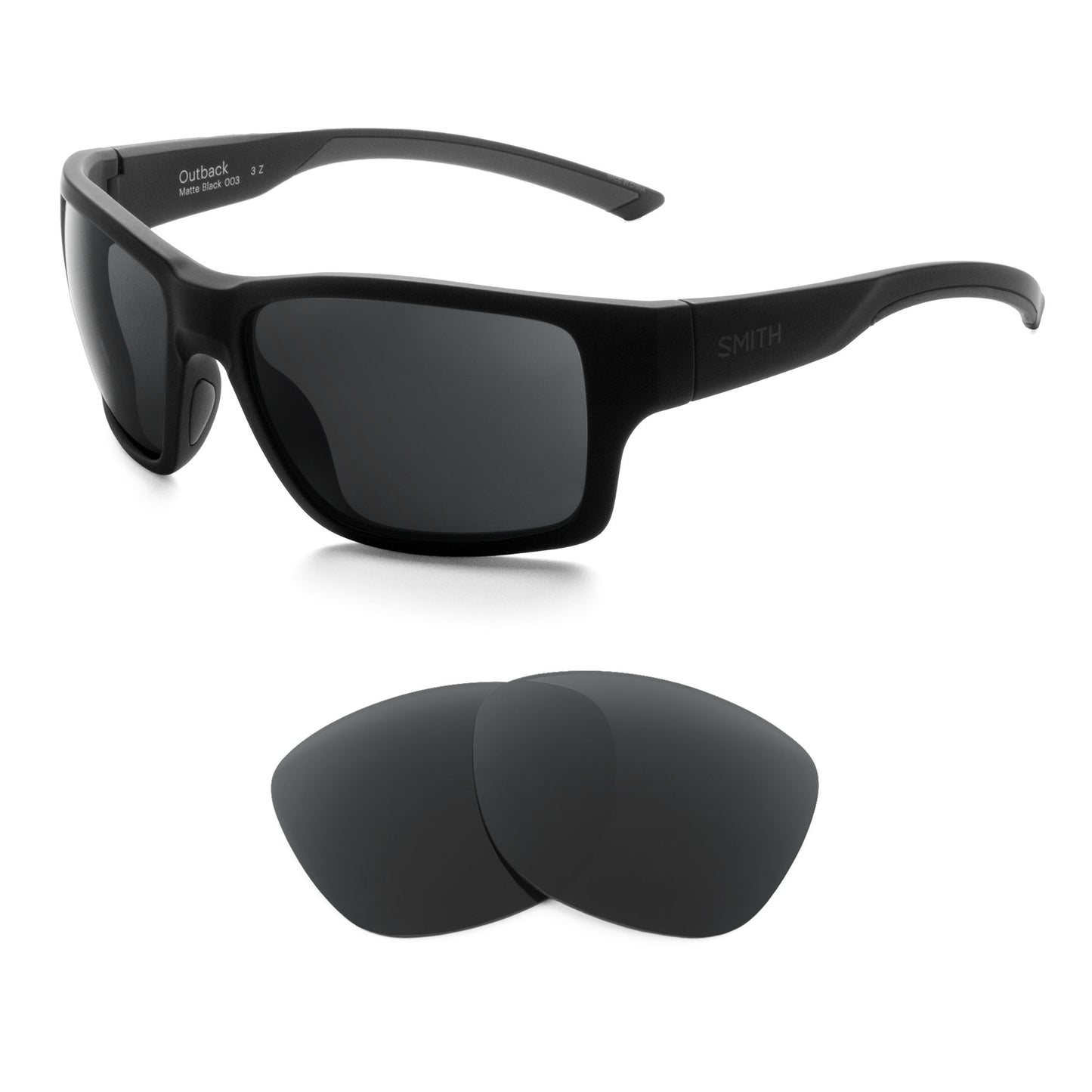 Smith Outback sunglasses with replacement lenses