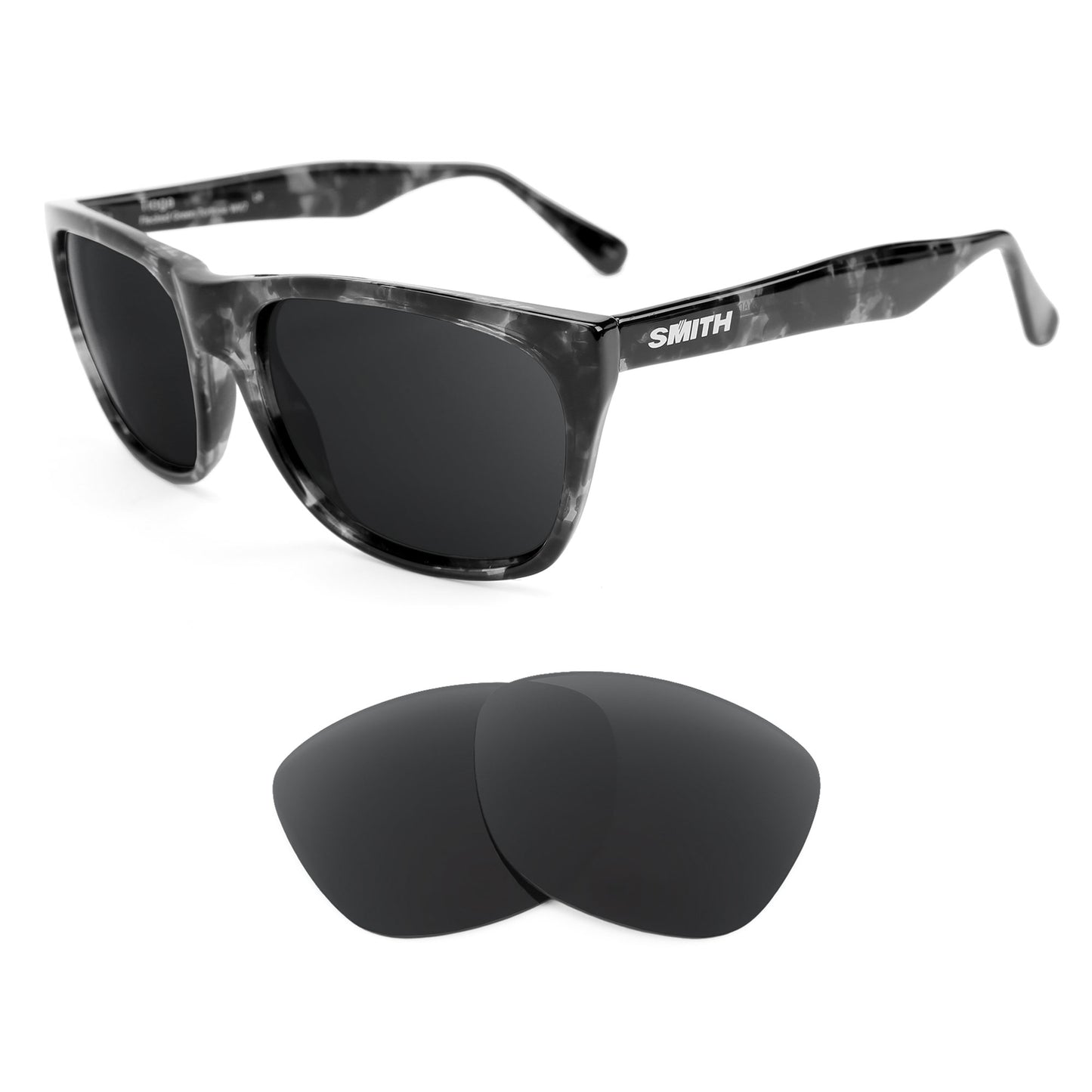Smith Tioga sunglasses with replacement lenses