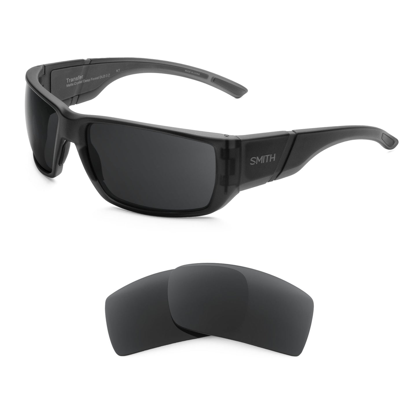 Smith Transfer sunglasses with replacement lenses