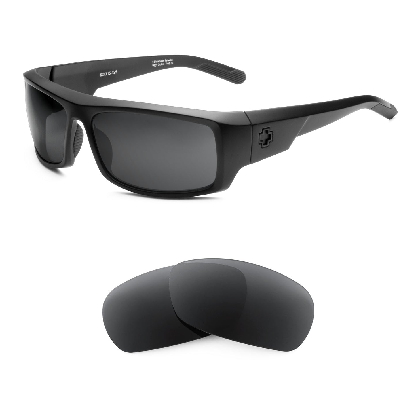 Spy Optic Admiral sunglasses with replacement lenses
