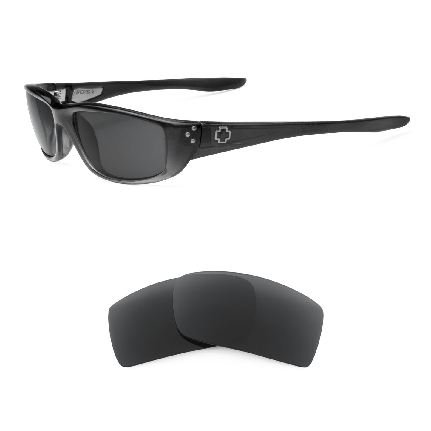 Spy Optic Curtis sunglasses with replacement lenses