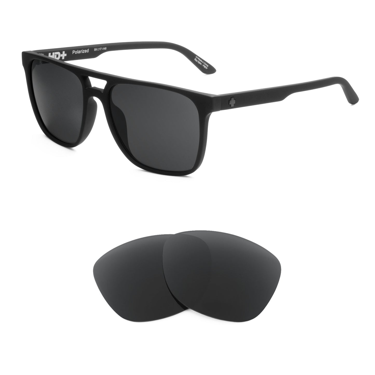 Spy Optic Czar sunglasses with replacement lenses