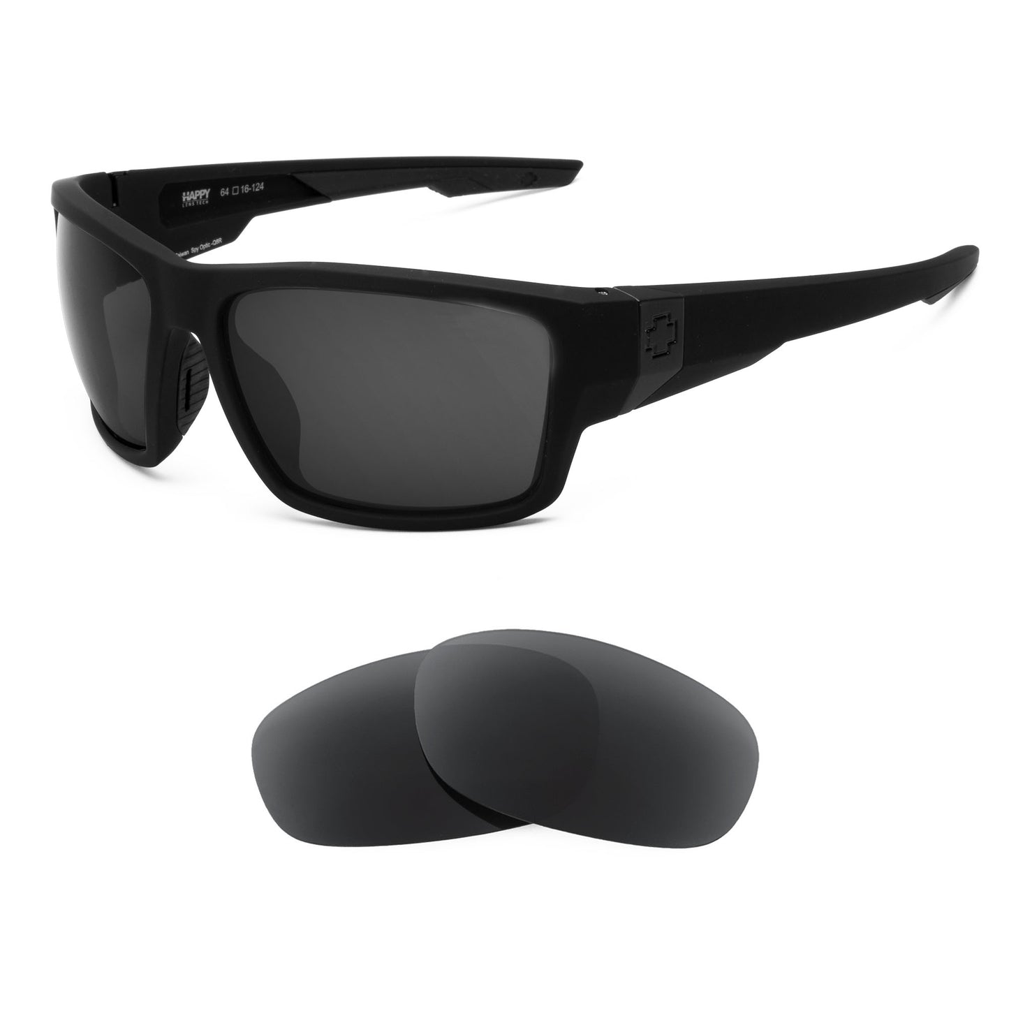Spy Optic Dirty Mo Tech sunglasses with replacement lenses