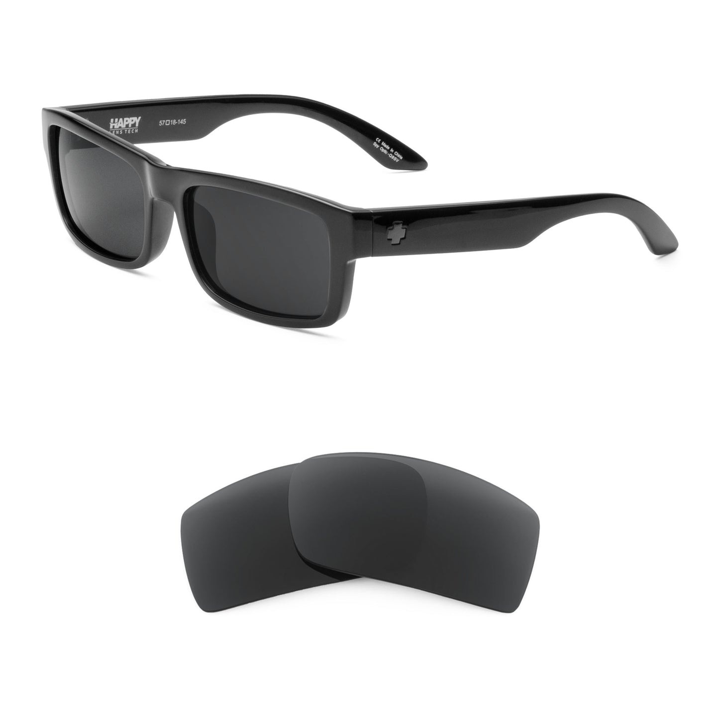 Spy Optic Discord Lite sunglasses with replacement lenses