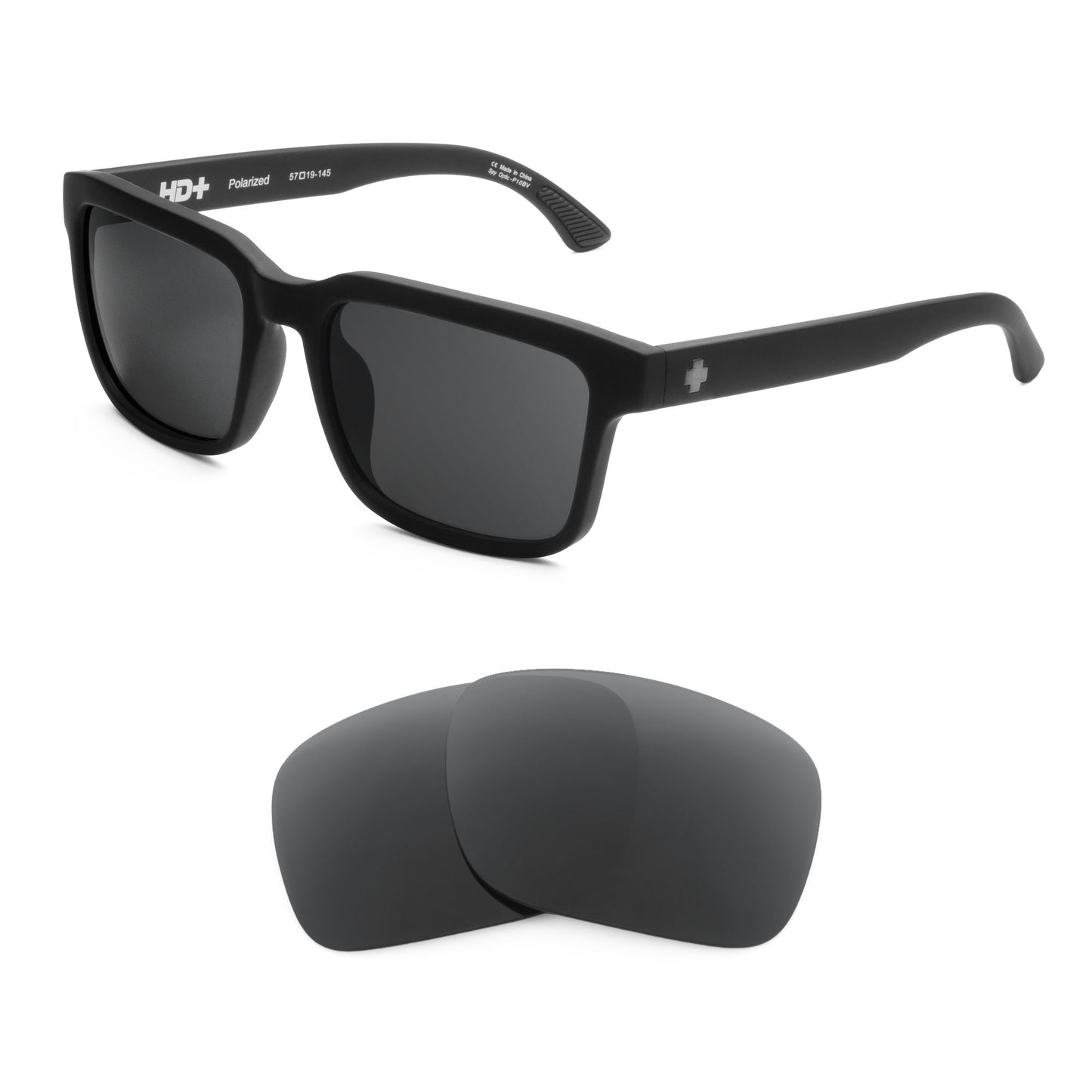 Spy Optic Helm 2 sunglasses with replacement lenses