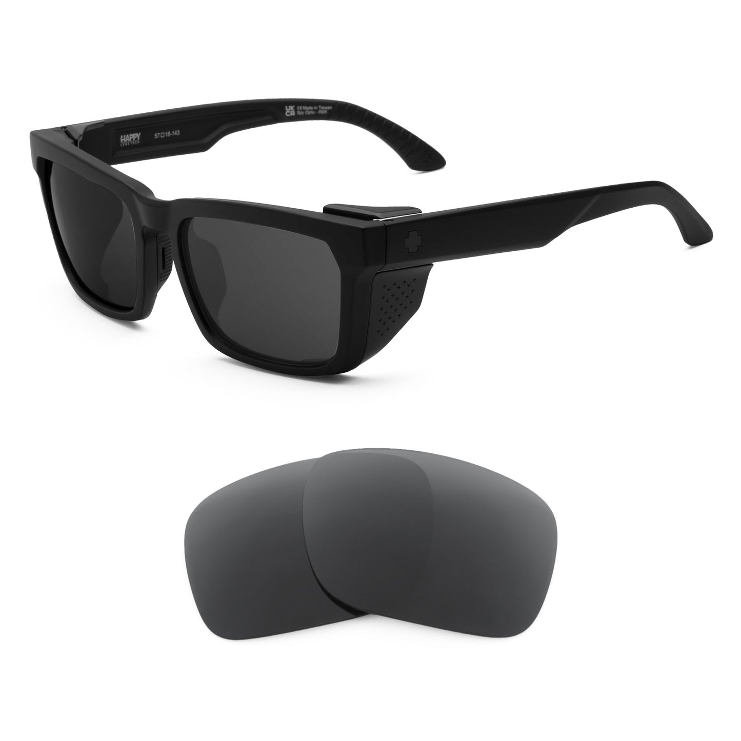 Spy Optic Helm Tech sunglasses with replacement lenses
