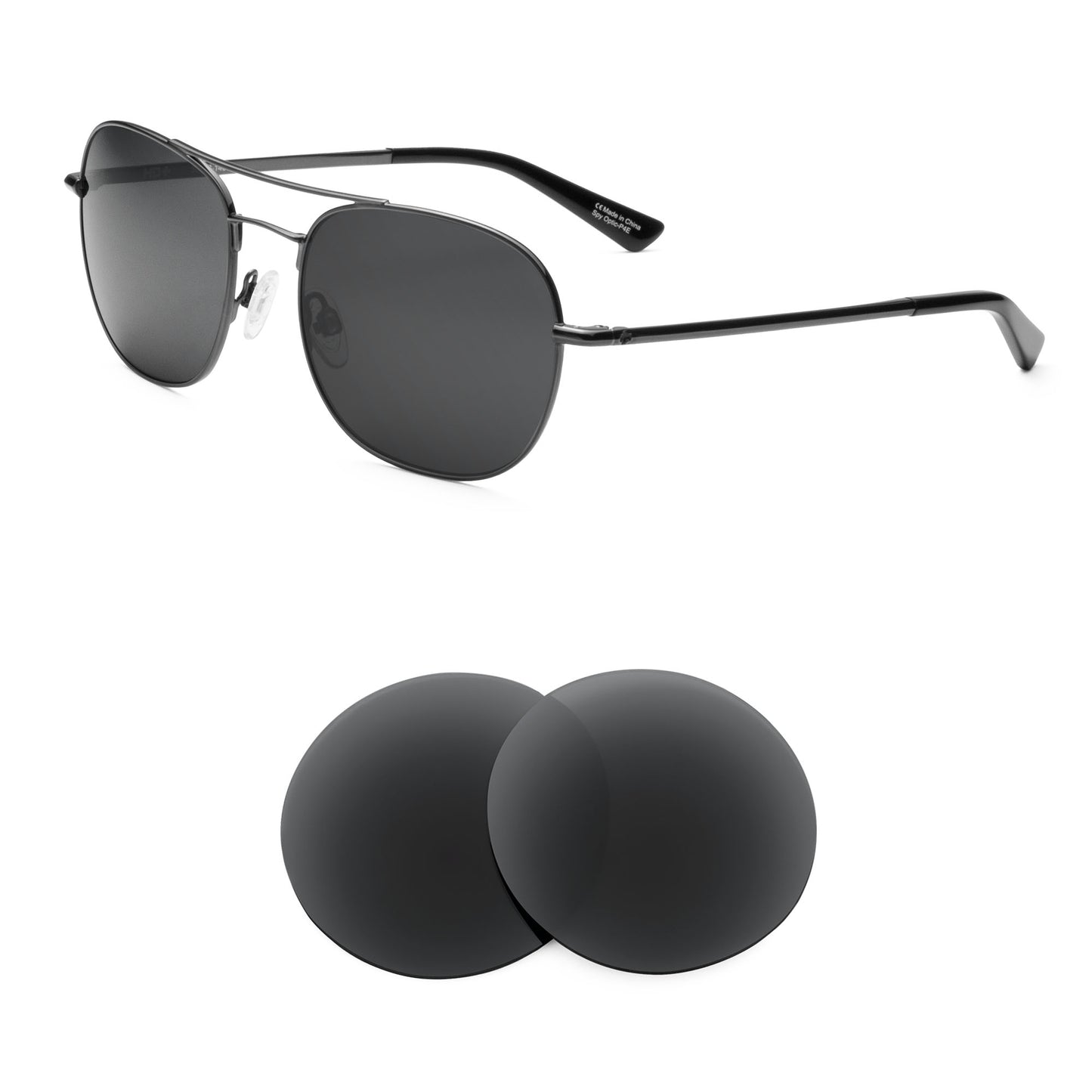 Spy Optic Pemberton sunglasses with replacement lenses