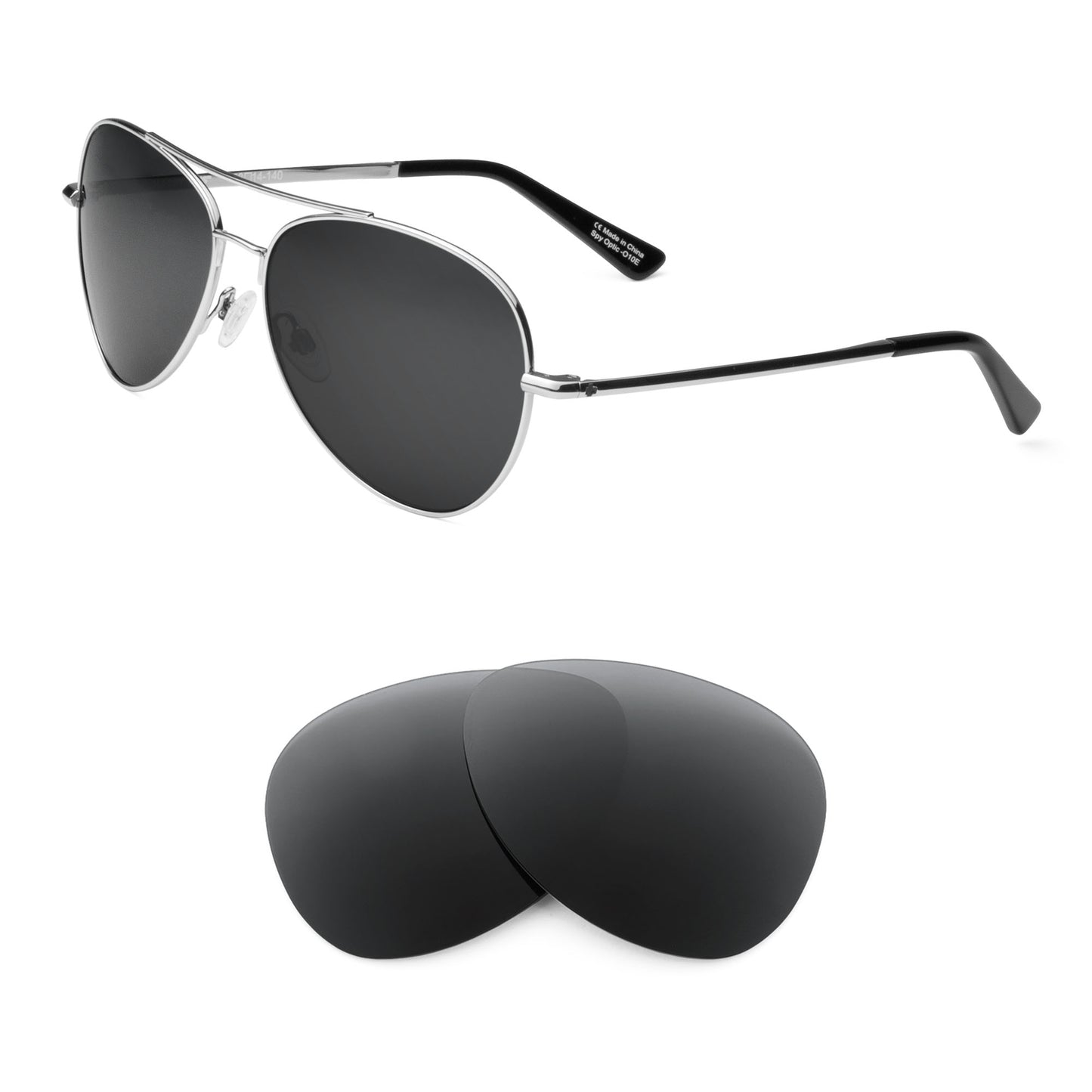Spy Optic Whistler sunglasses with replacement lenses
