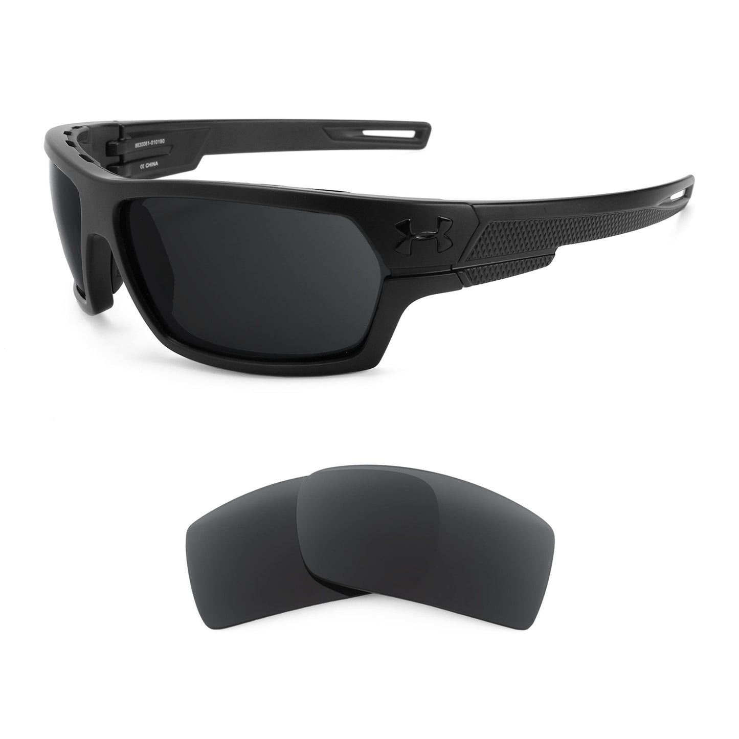 Under Armour Battlewrap sunglasses with replacement lenses
