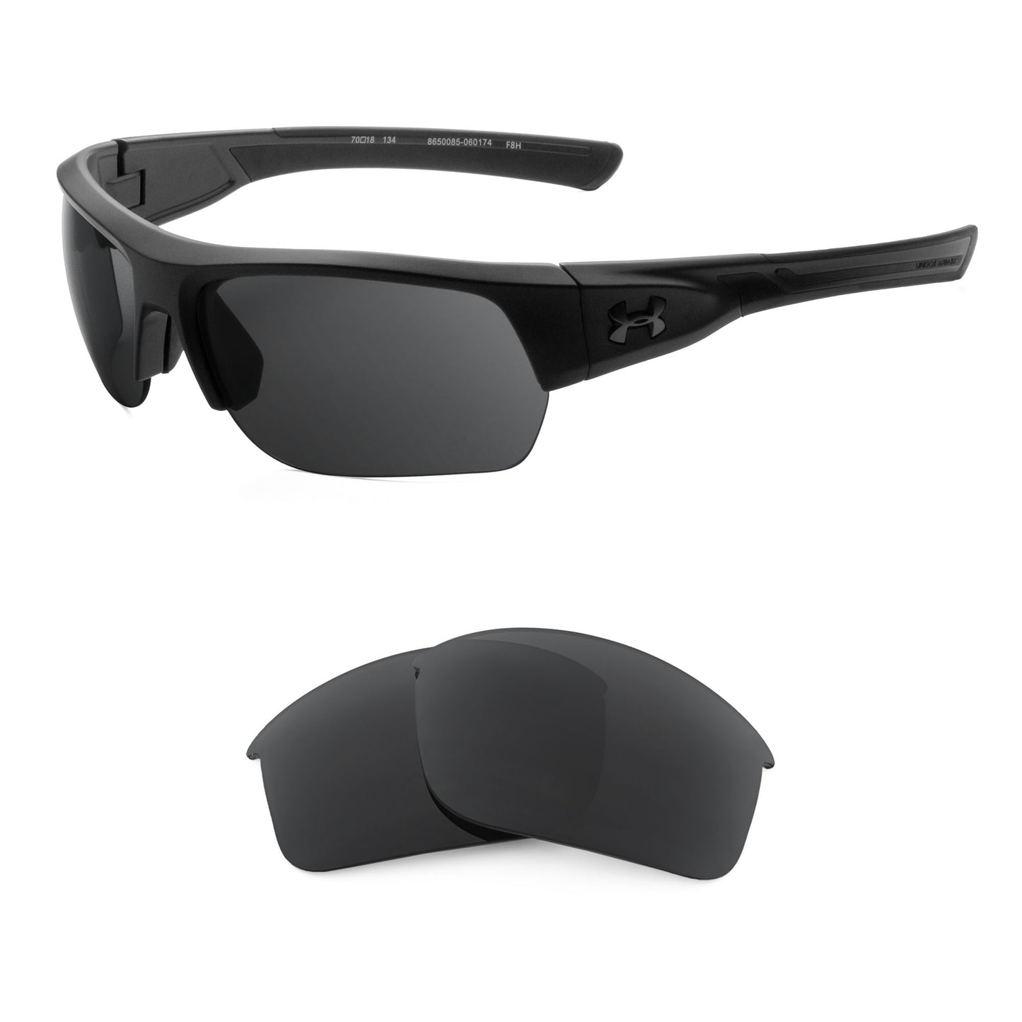 Under Armour Big Shot sunglasses with replacement lenses