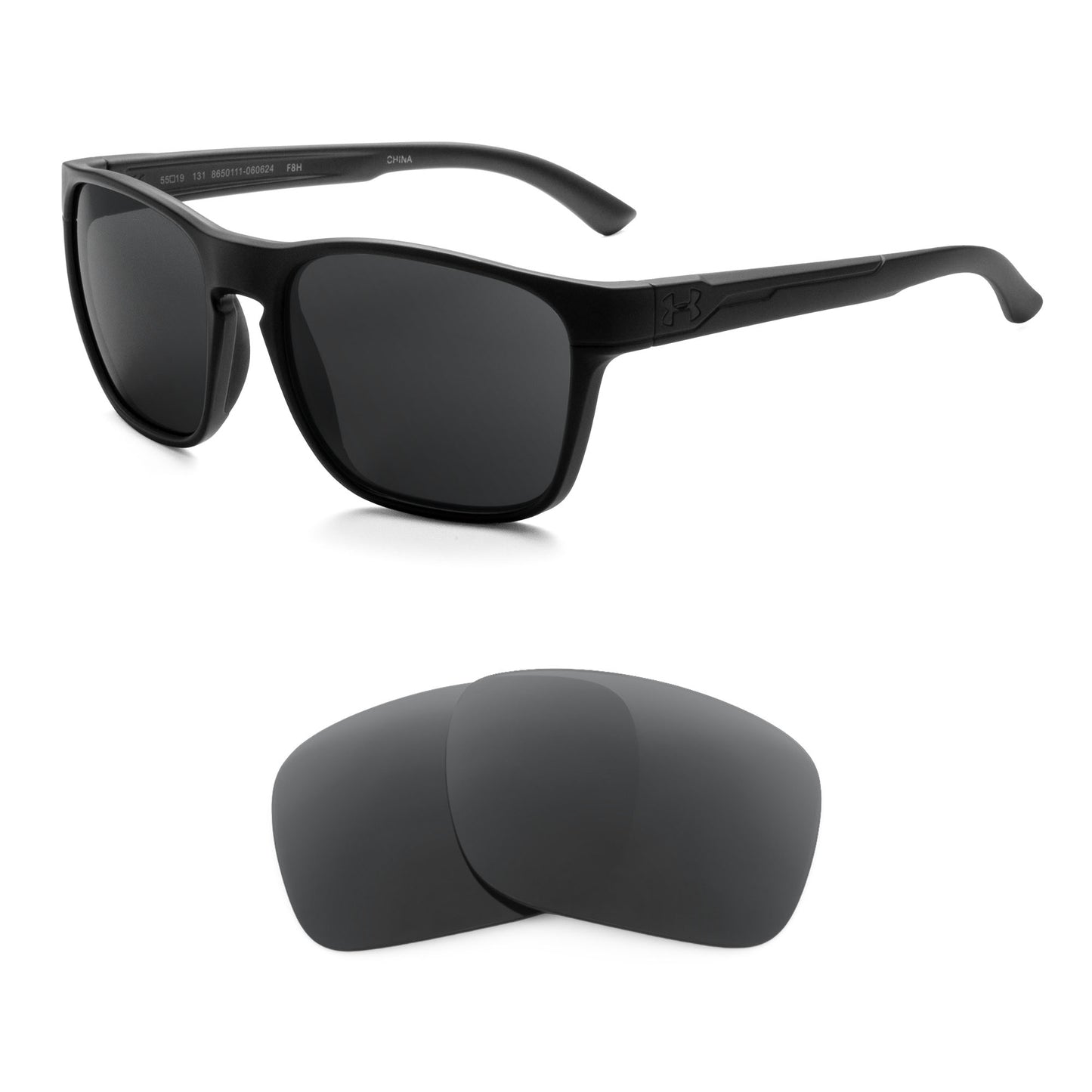 Under Armour Glimpse sunglasses with replacement lenses