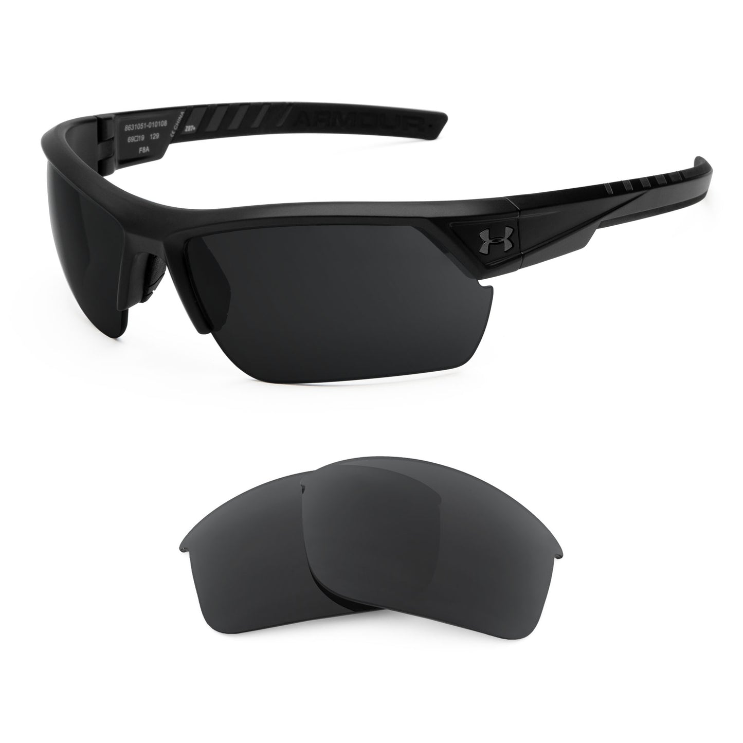 Under Armour Igniter 2.0 sunglasses with replacement lenses
