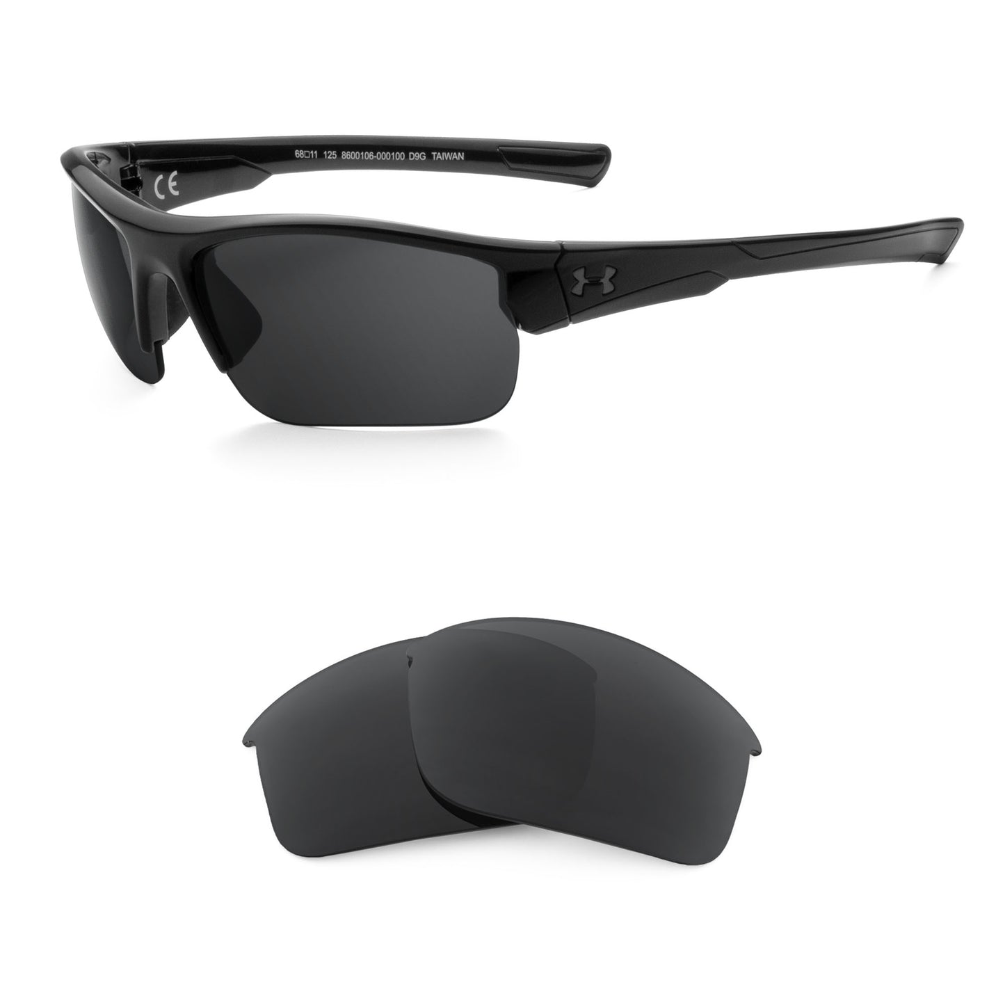 Under Armour Propel sunglasses with replacement lenses