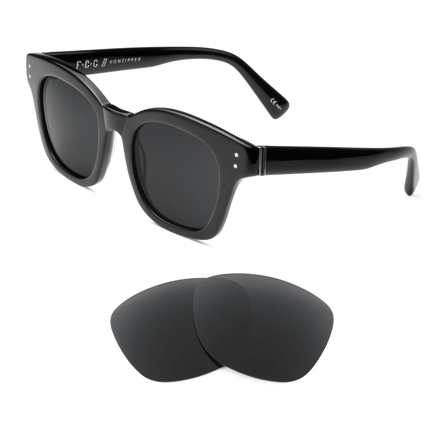 VonZipper Belafonte sunglasses with replacement lenses