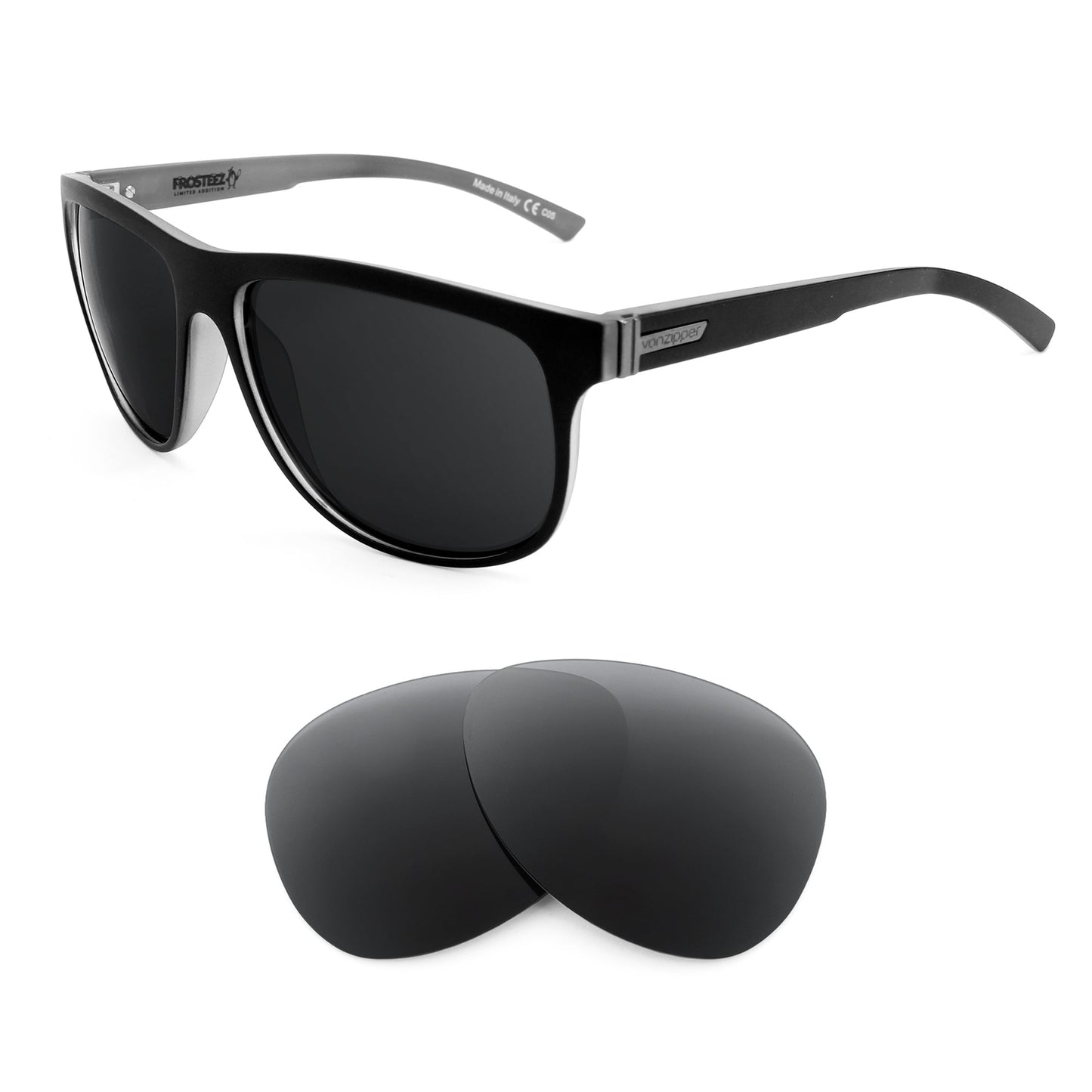 VonZipper Cletus sunglasses with replacement lenses