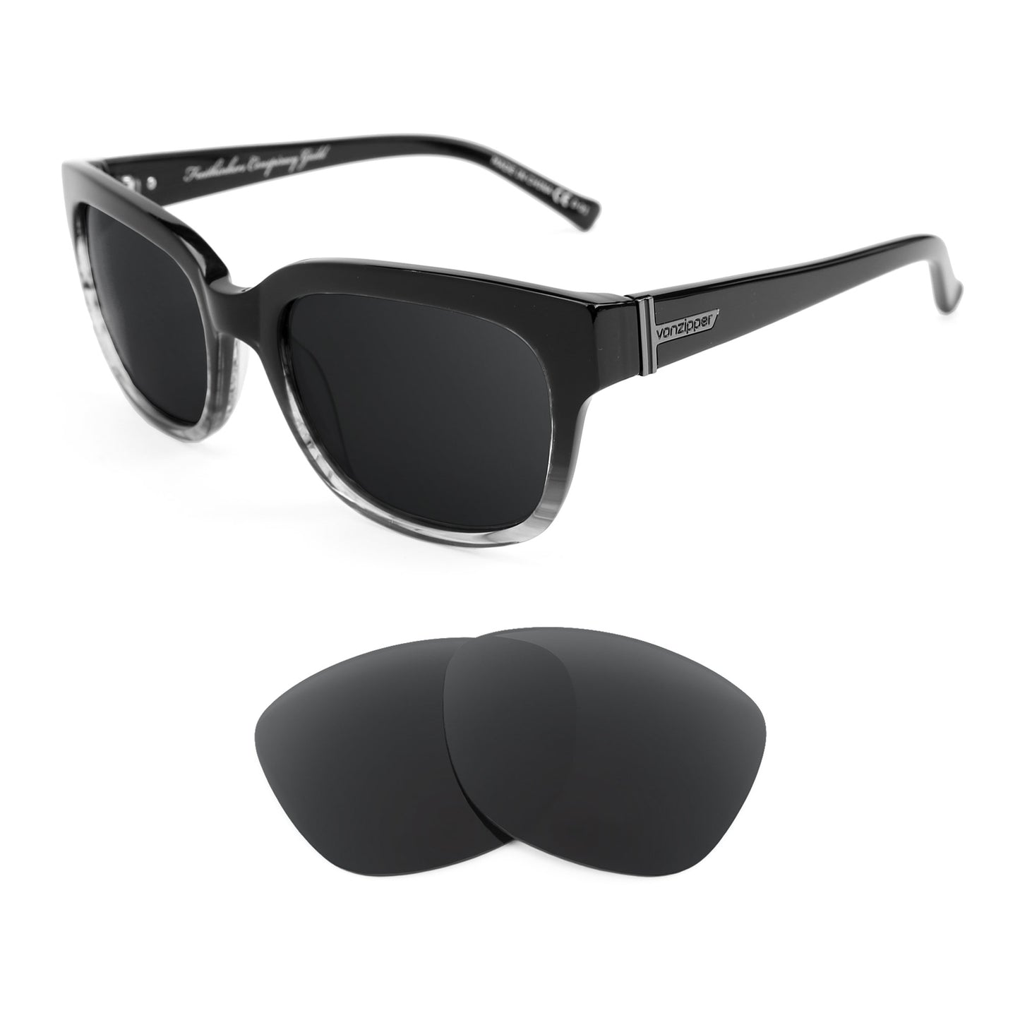 VonZipper Commonwealth sunglasses with replacement lenses
