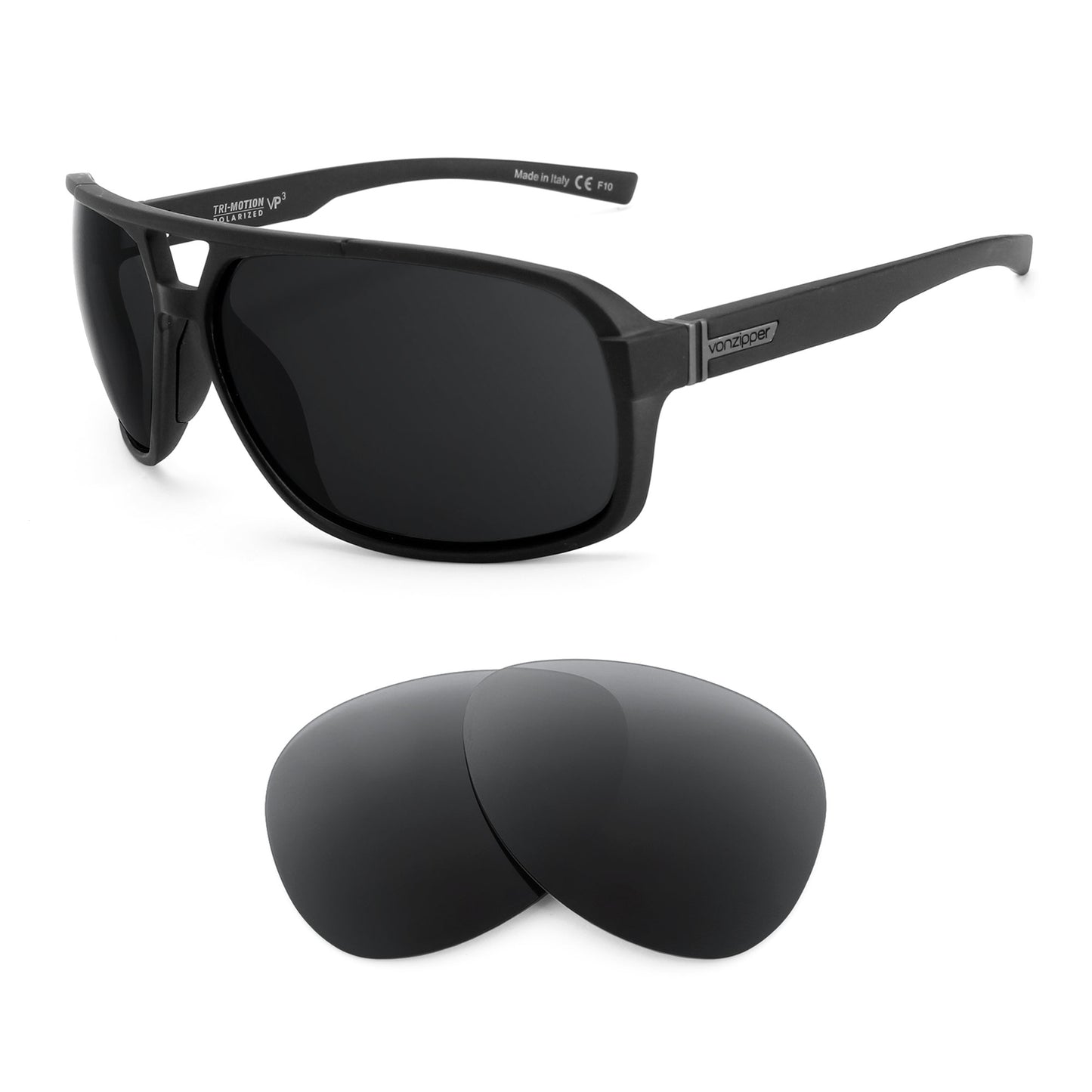 VonZipper Decco sunglasses with replacement lenses
