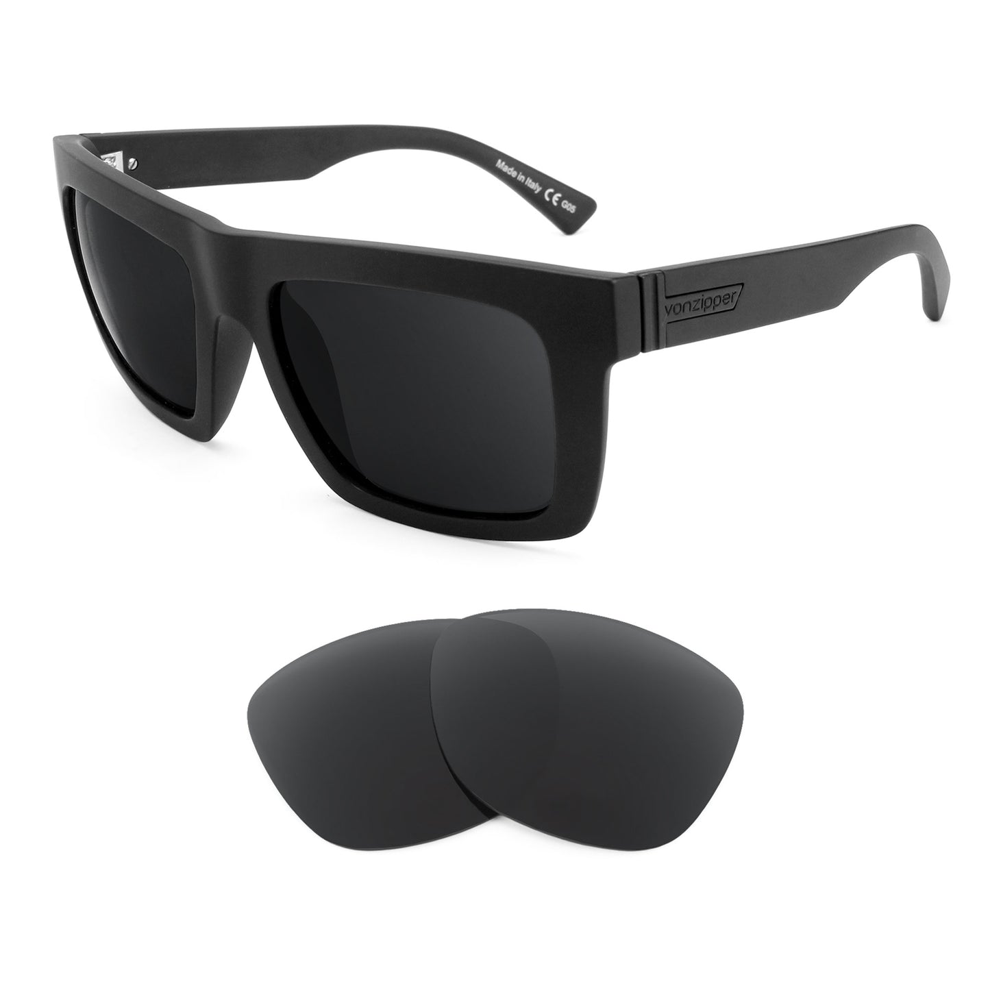 VonZipper Donmega sunglasses with replacement lenses