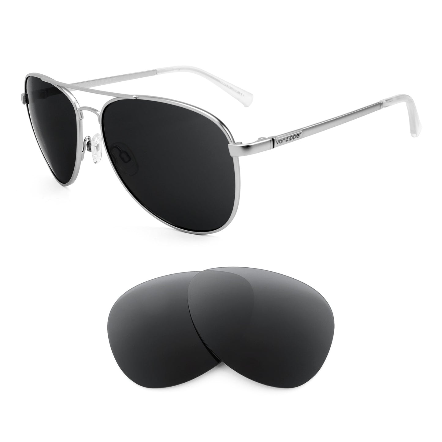 VonZipper Farva sunglasses with replacement lenses