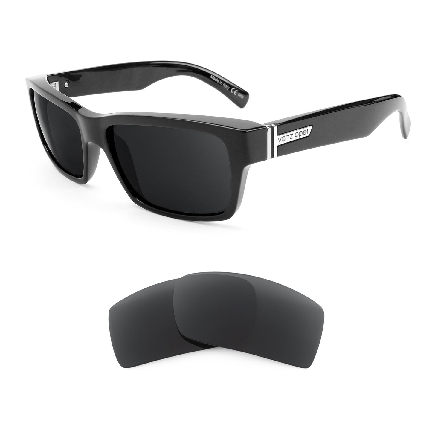VonZipper Fulton sunglasses with replacement lenses