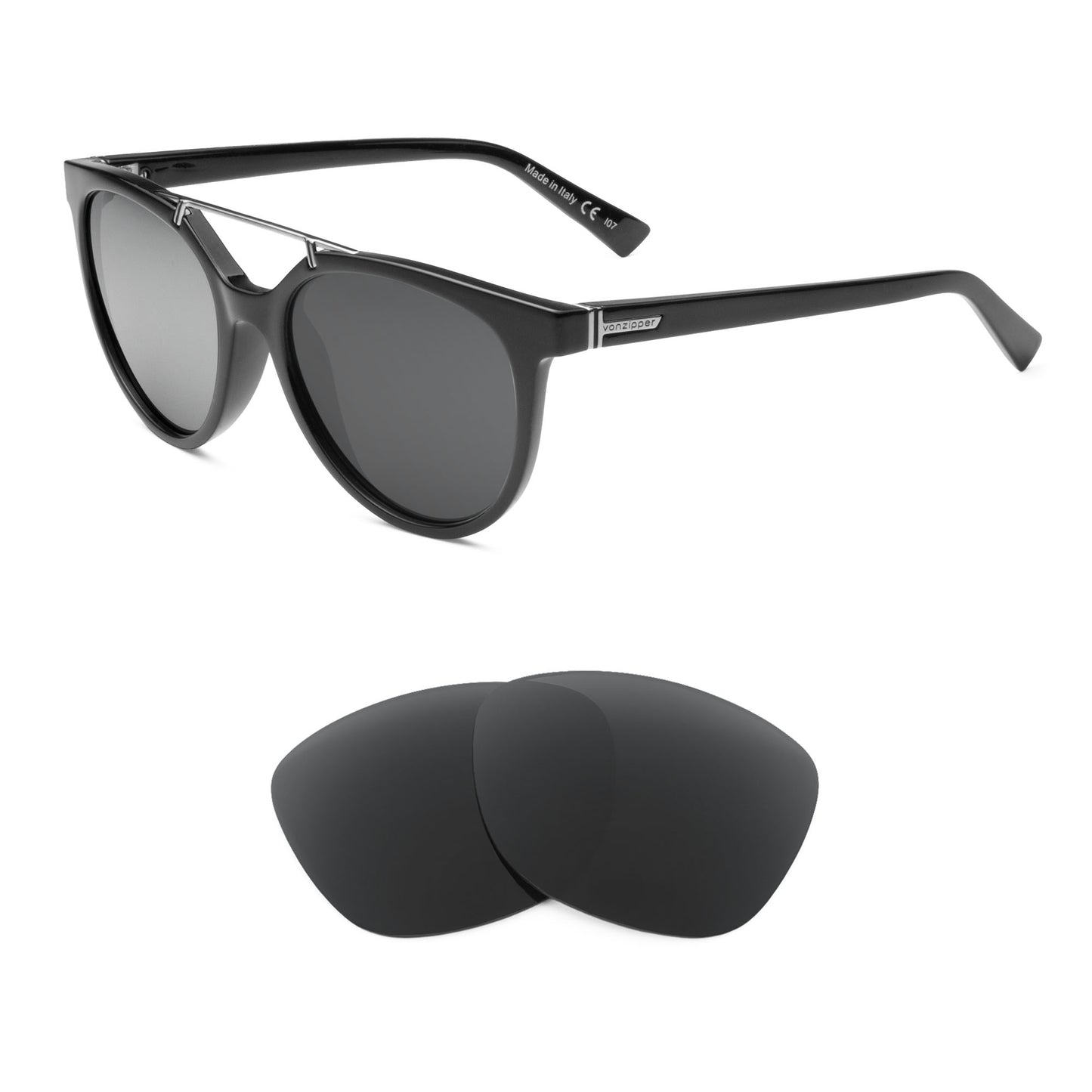 VonZipper Hitsville sunglasses with replacement lenses