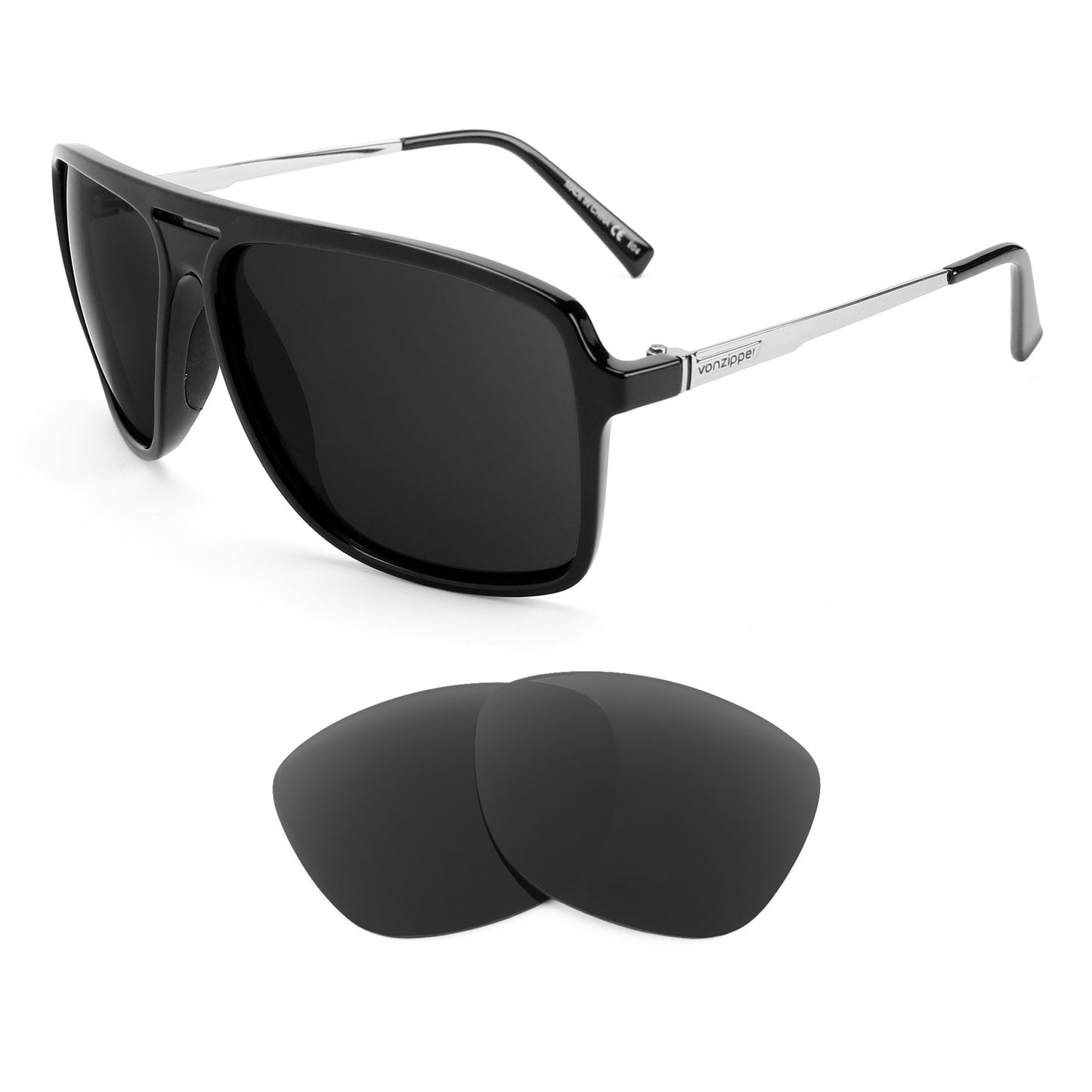 VonZipper Hotwax sunglasses with replacement lenses