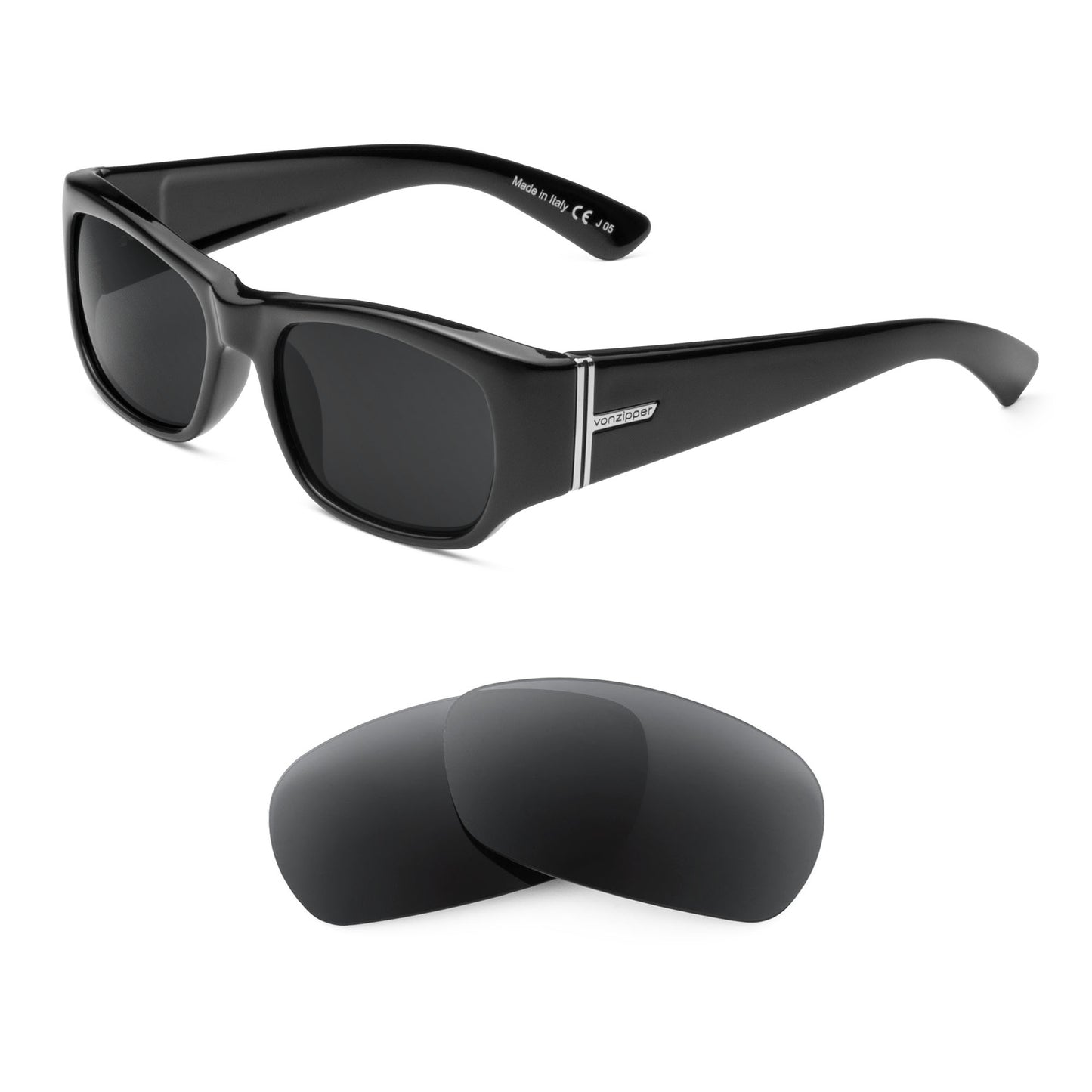 VonZipper Juvie sunglasses with replacement lenses
