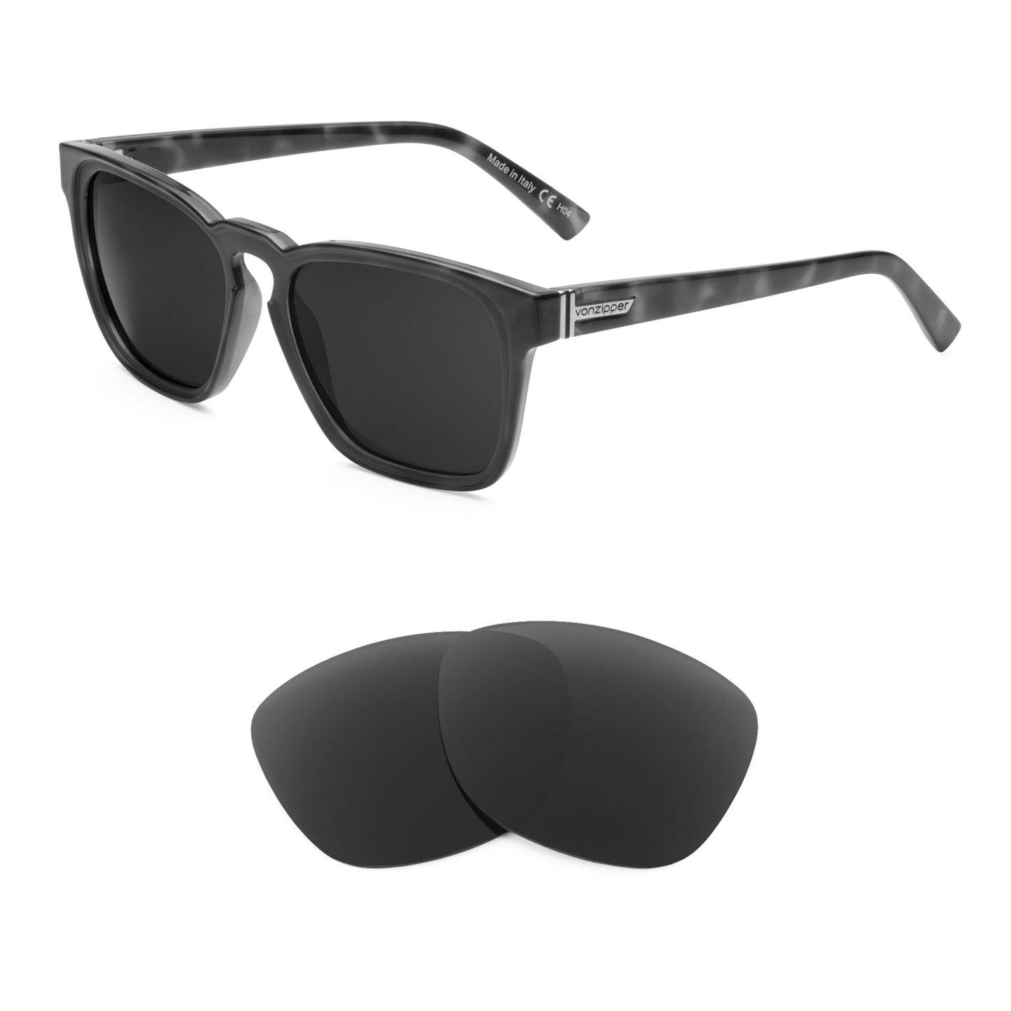 VonZipper Levee sunglasses with replacement lenses