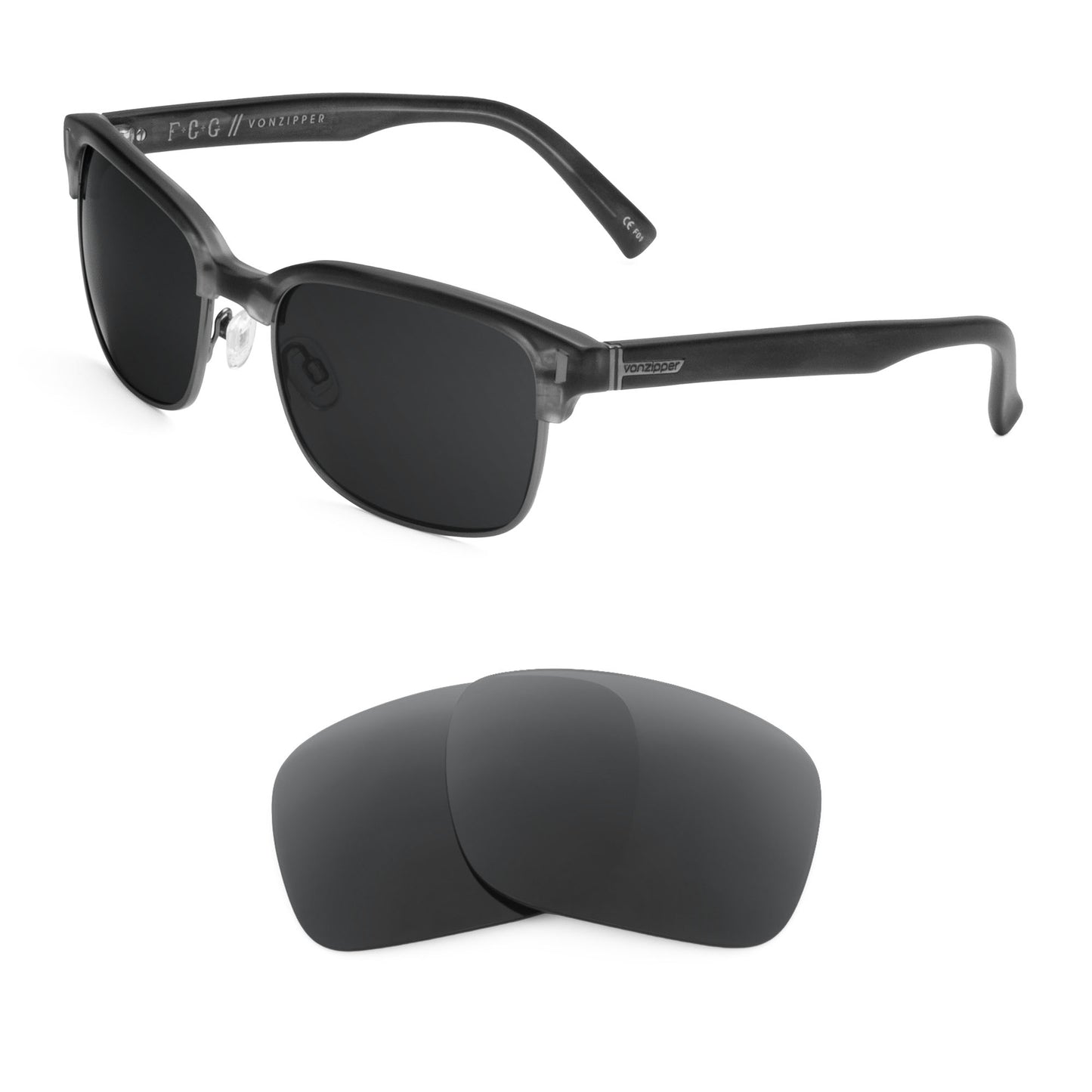 VonZipper Mayfield sunglasses with replacement lenses