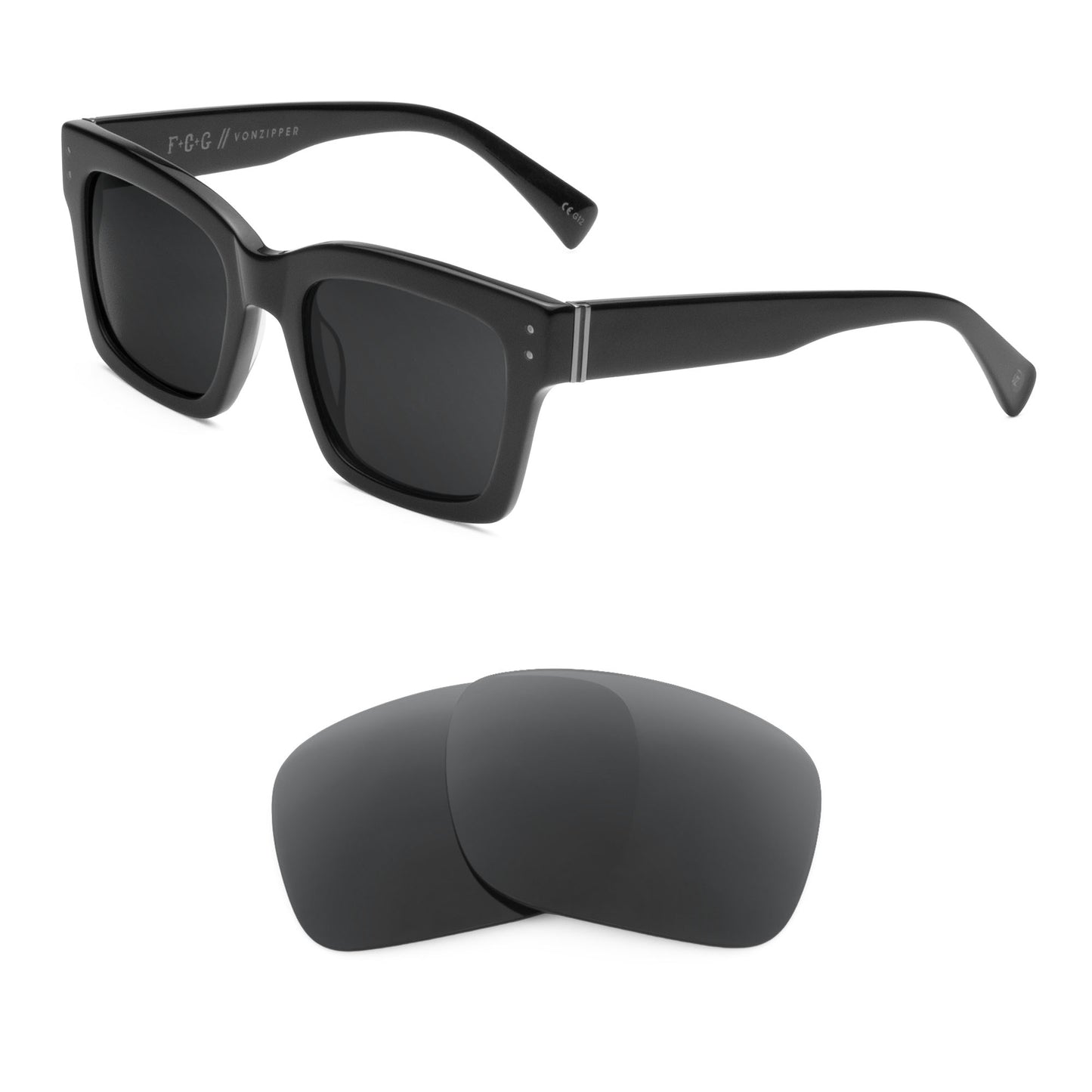 VonZipper Roscoe sunglasses with replacement lenses