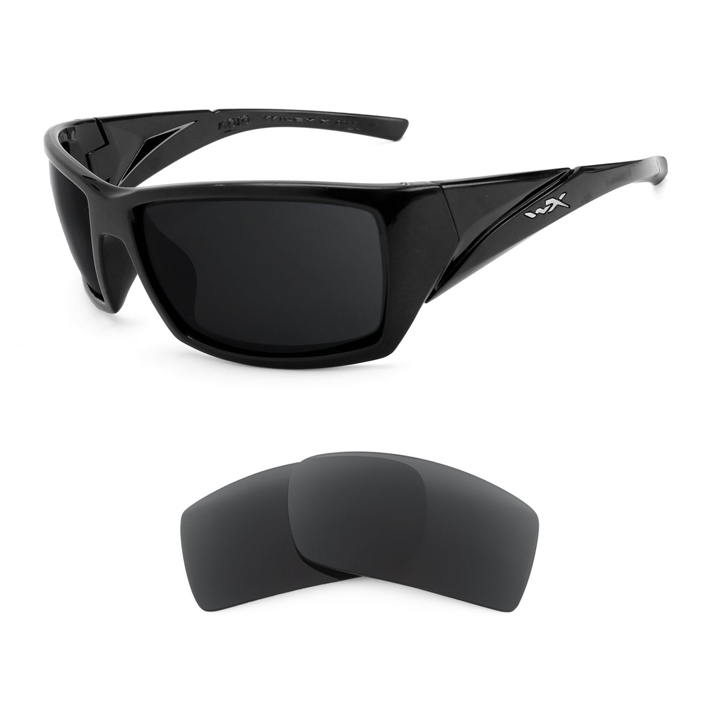 Wiley X Mojo sunglasses with replacement lenses