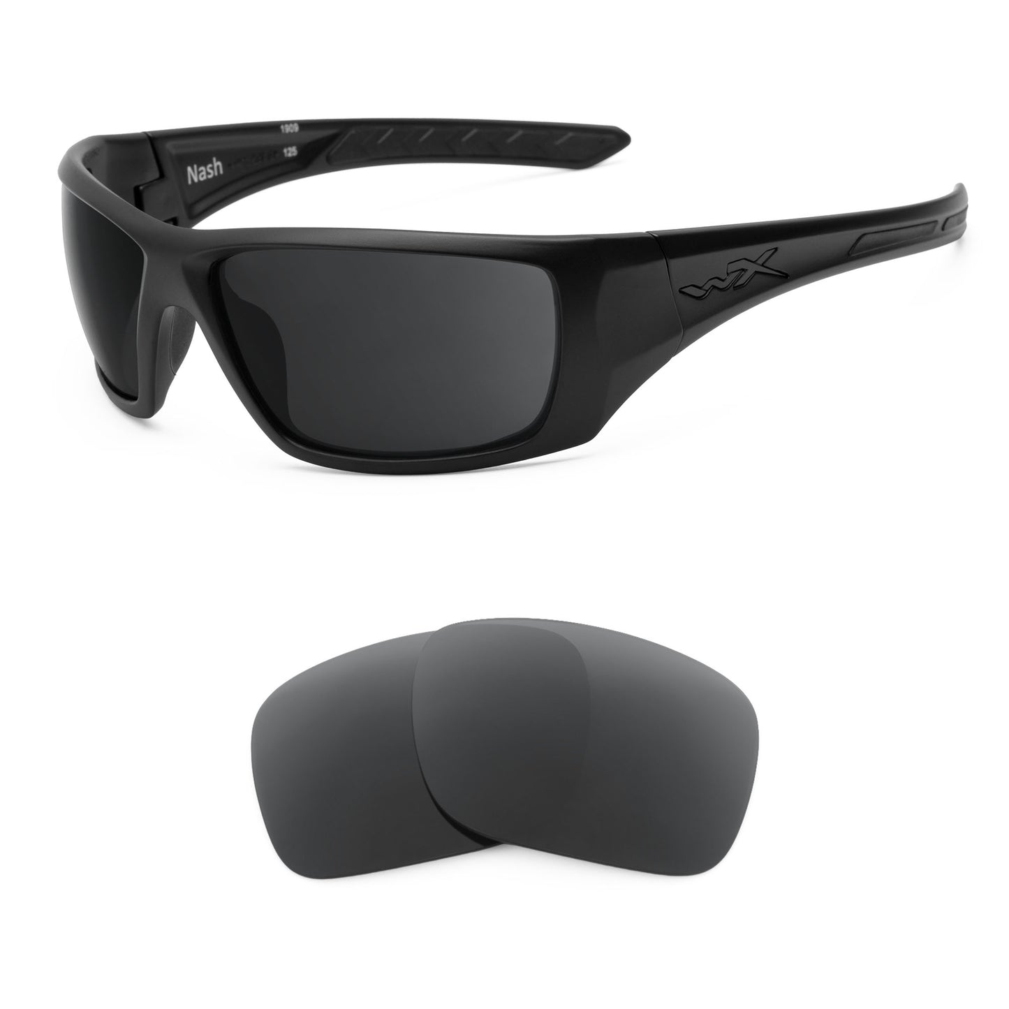 Wiley X Nash sunglasses with replacement lenses