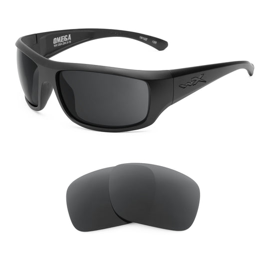 Wiley X Omega sunglasses with replacement lenses
