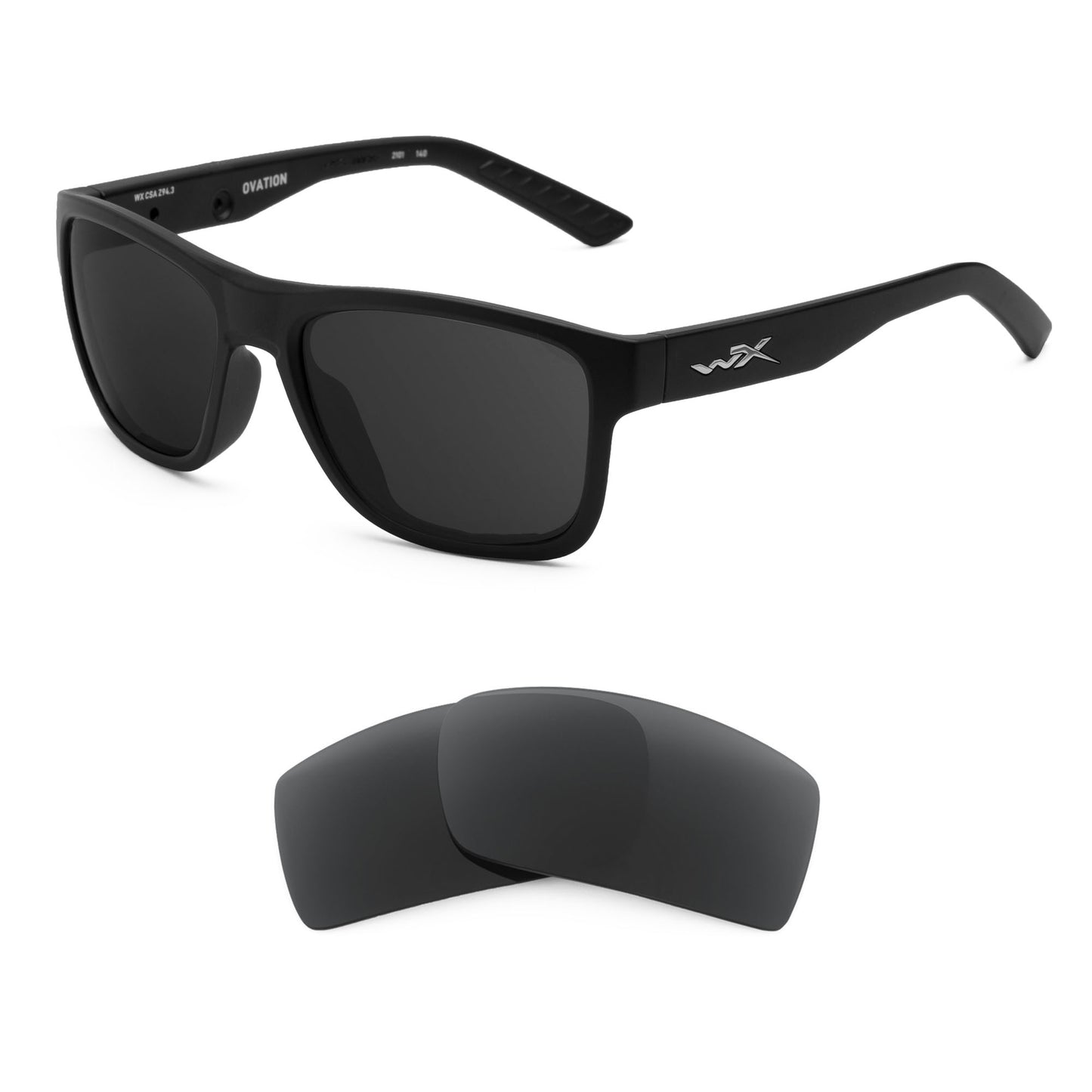 Wiley X Ovation sunglasses with replacement lenses