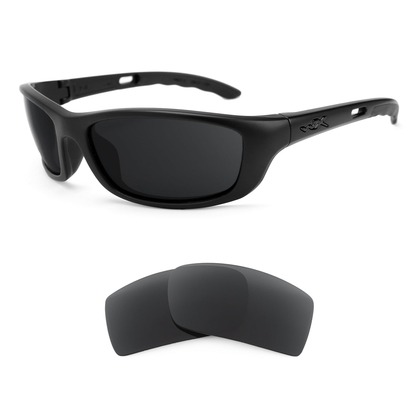 Wiley X P-17 sunglasses with replacement lenses