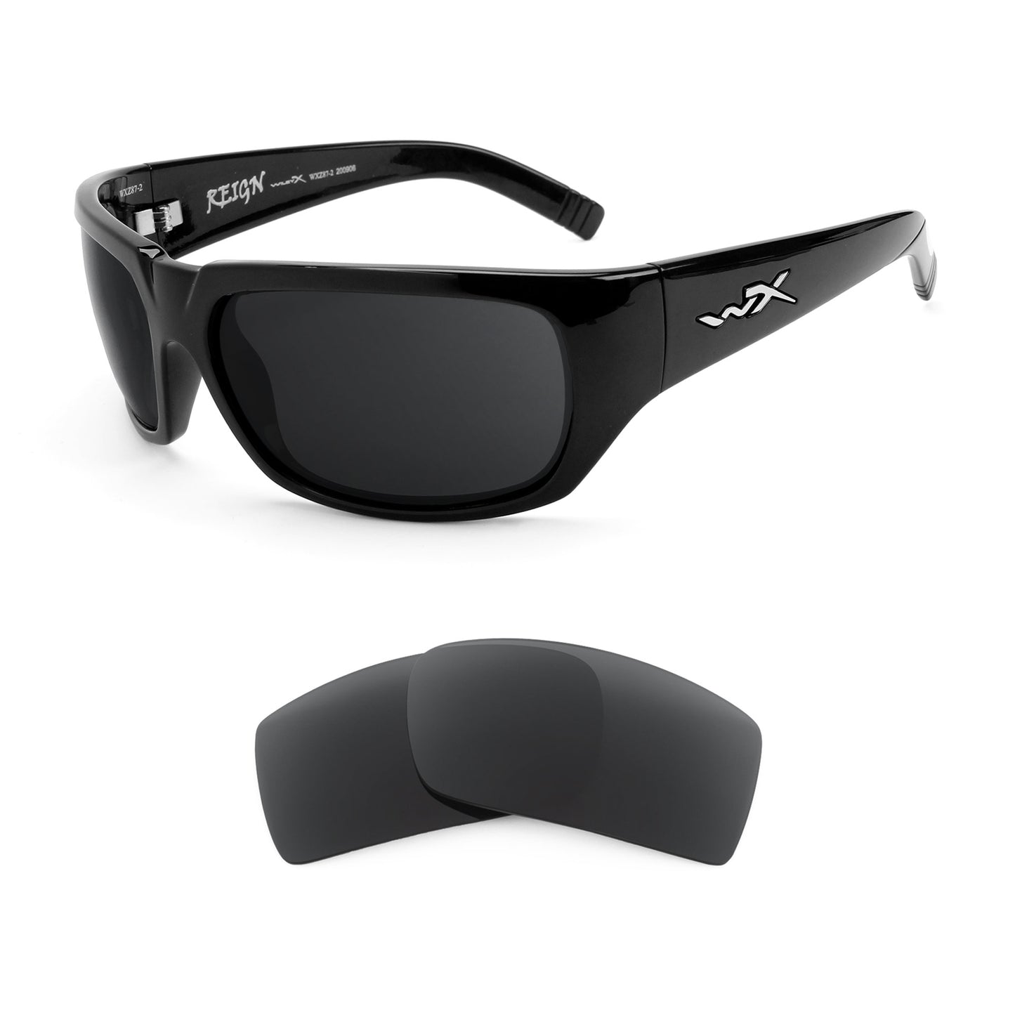 Wiley X Reign sunglasses with replacement lenses