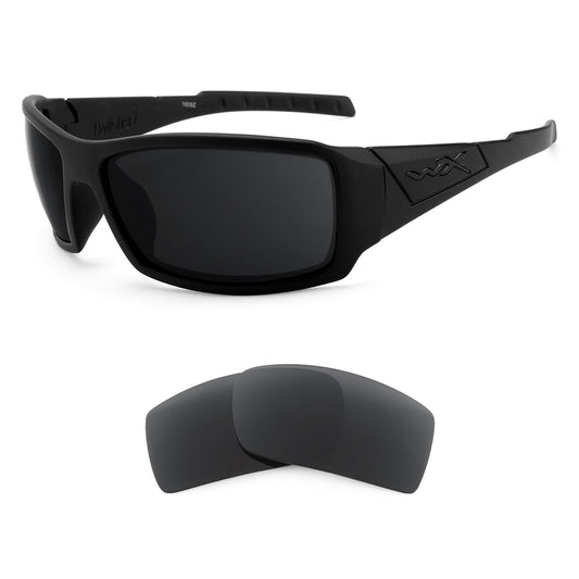 Wiley X Twisted sunglasses with replacement lenses