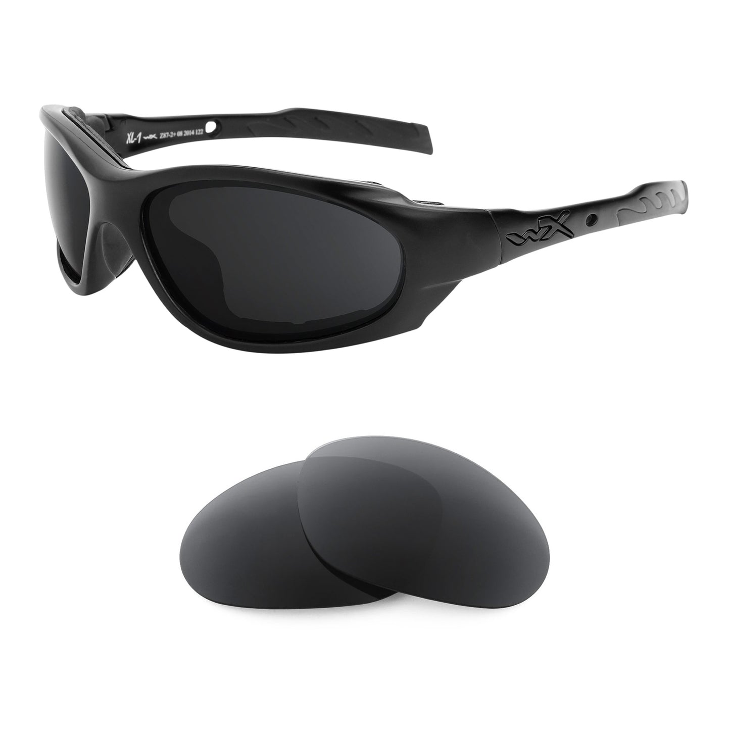 Wiley X XL-1 Advanced sunglasses with replacement lenses