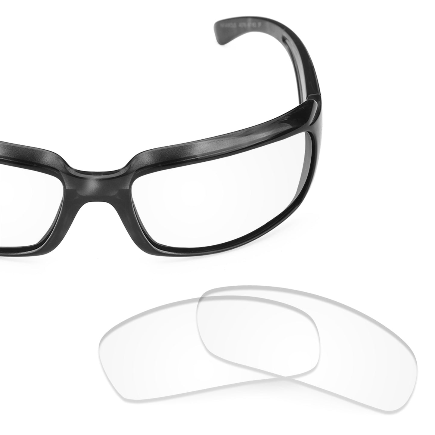 Revant replacement lenses for Arnette Infamous AN4076 Non-Polarized Crystal Clear