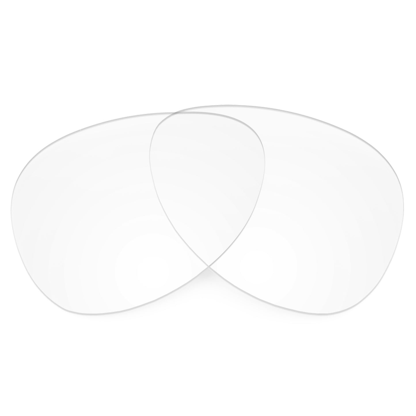 Revant replacement lenses for Ray-Ban Aviator RB3025 62mm Non-Polarized Crystal Clear