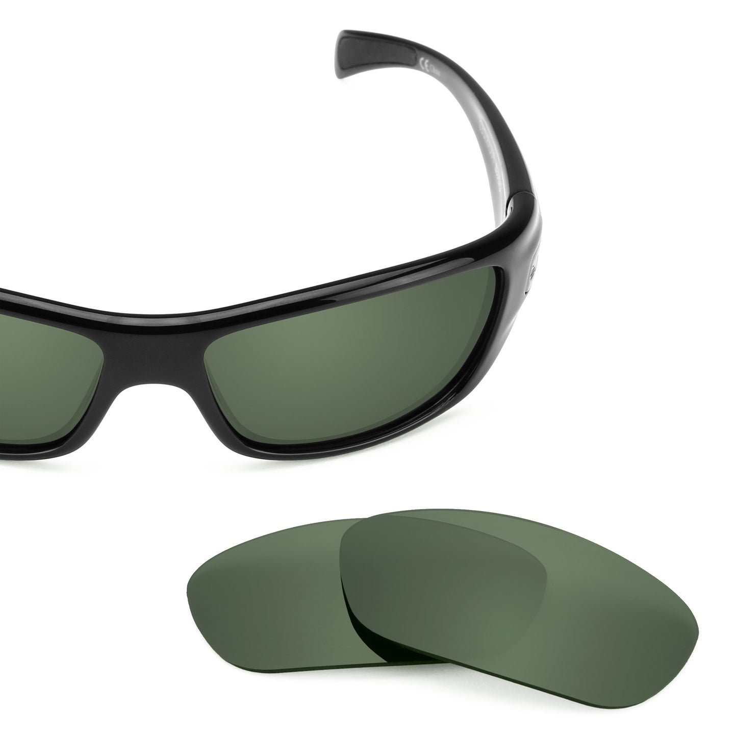 Revant replacement lenses for Bolle Copperhead Elite Polarized Gray Green