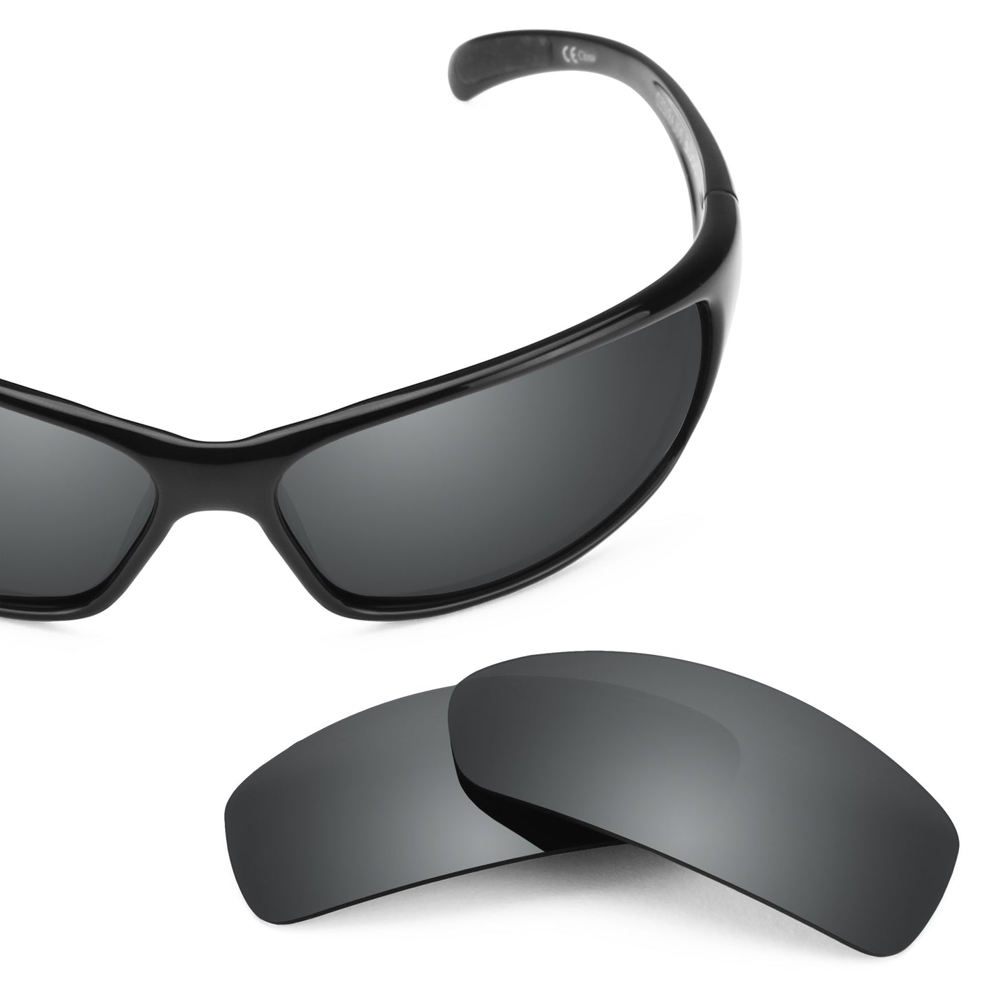 Revant replacement lenses for Bolle Recoil Non-Polarized Black Chrome