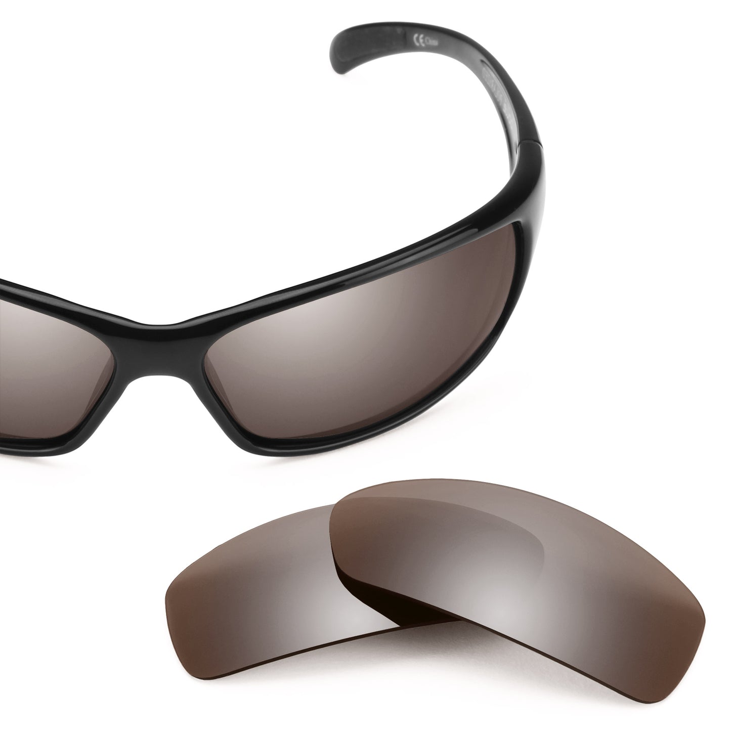 Revant replacement lenses for Bolle Recoil Non-Polarized Flash Bronze