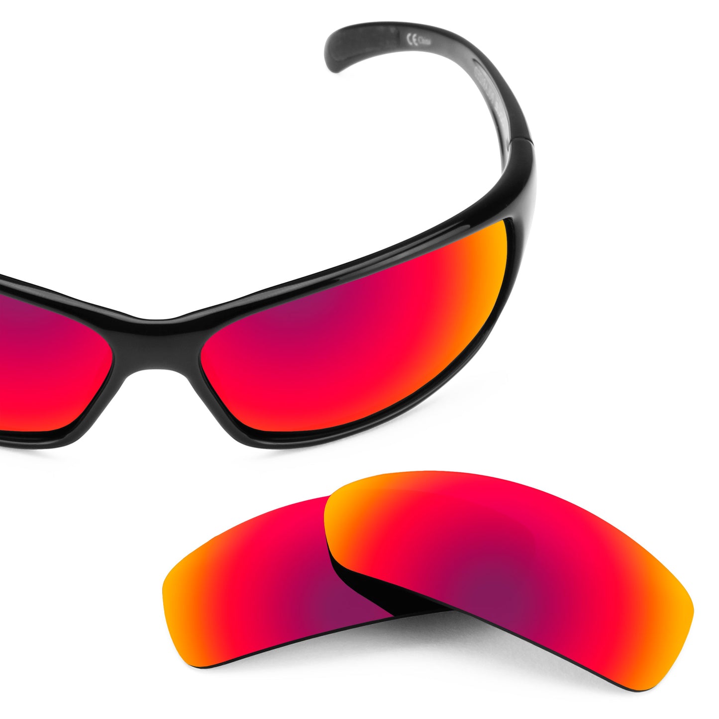 Revant replacement lenses for Bolle Recoil Non-Polarized Midnight Sun