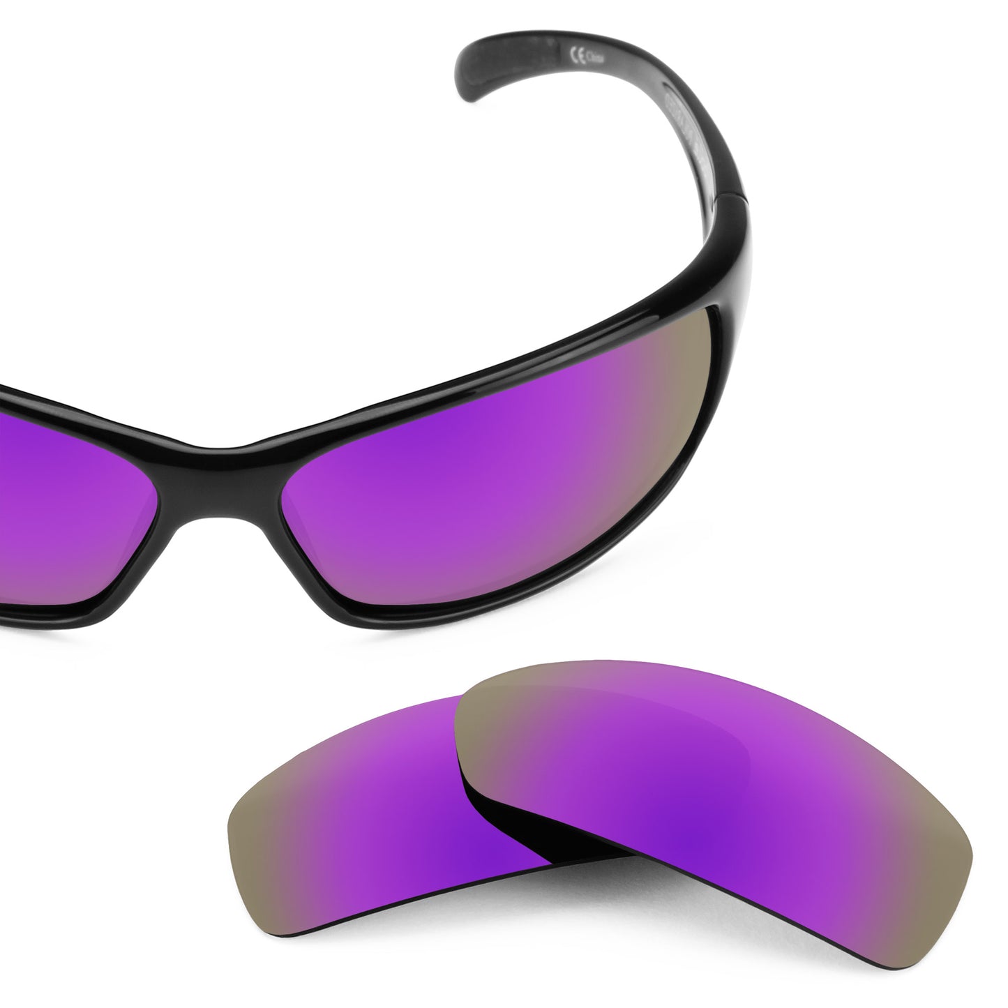 Revant replacement lenses for Bolle Recoil Non-Polarized Plasma Purple
