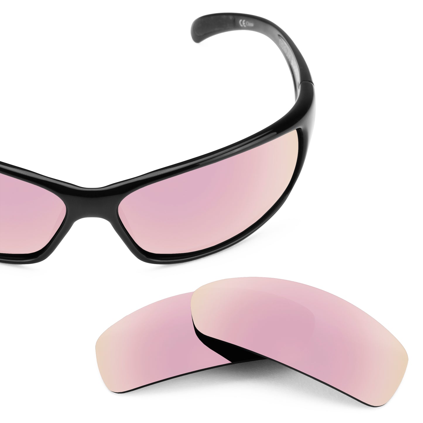 Revant replacement lenses for Bolle Recoil Non-Polarized Rose Gold