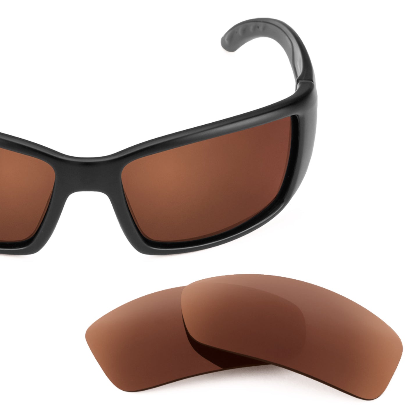 Revant replacement lenses for Costa Blackfin Elite Polarized Dark Brown