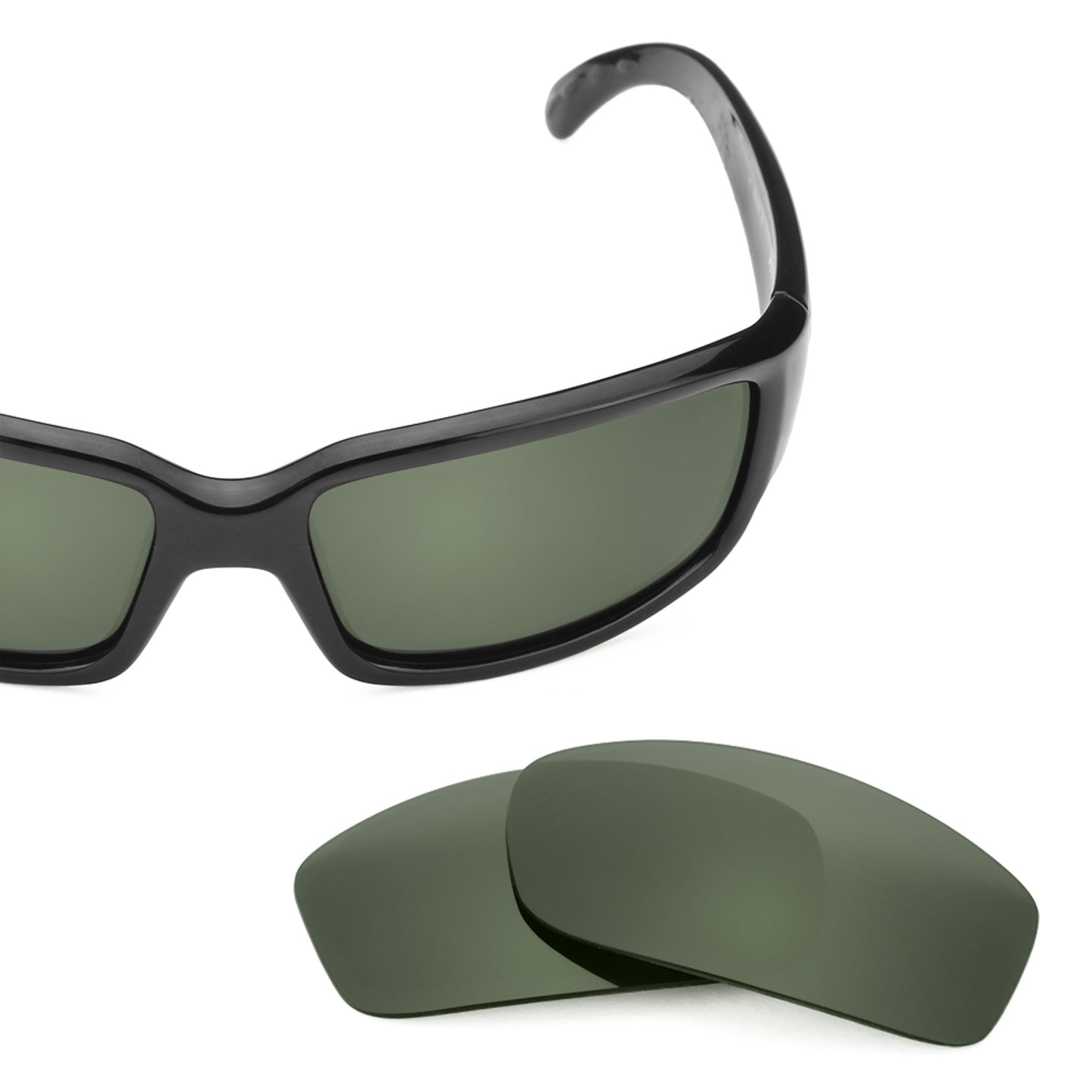Revant replacement lenses for Costa Caballito Non-Polarized Gray Green